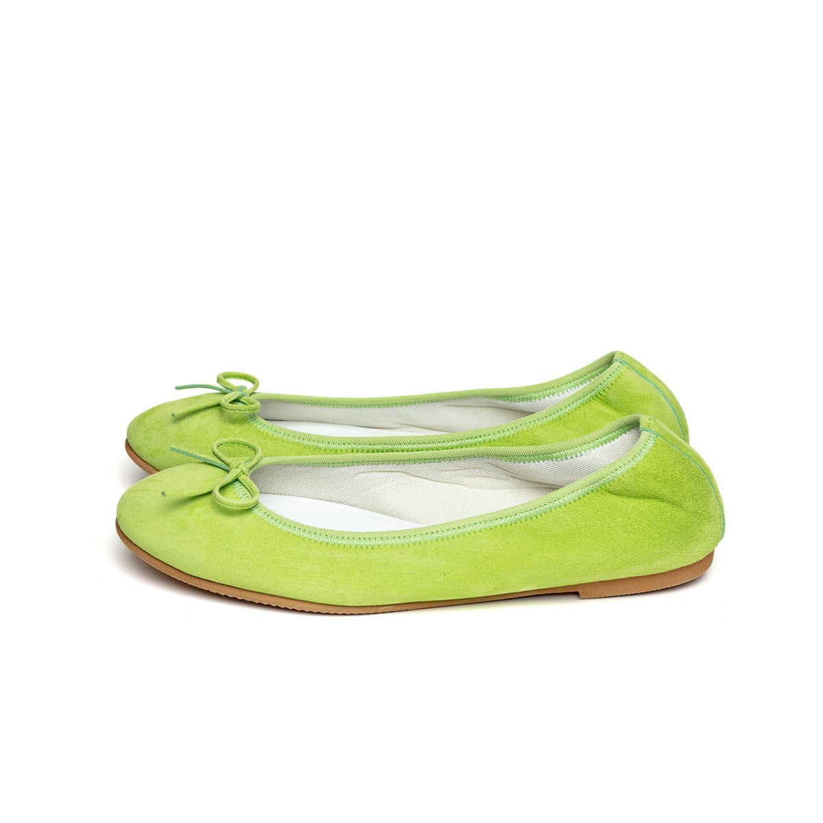 [期間限定 受注生産] -Suede Lime green スエード ライムグリーン kurun クルン kuruntokyo 入学式 卒業式 クルントウキョウ 疲れない 痛くない madeinjapan 日本製 本革 バレエシューズ フラットシューズ パンプス kurunTOKYO mdmバレエシューズwaterproof レインシューズ 小さいサイズ 大きいサイズ 26cm 21.5cm 26cm 25.5cm 25cm 22cm