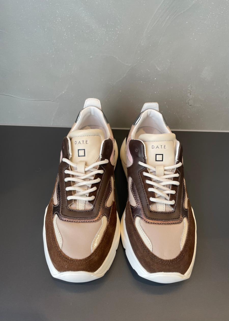 DATE / FUGA NYLON BEIGE-BROWN