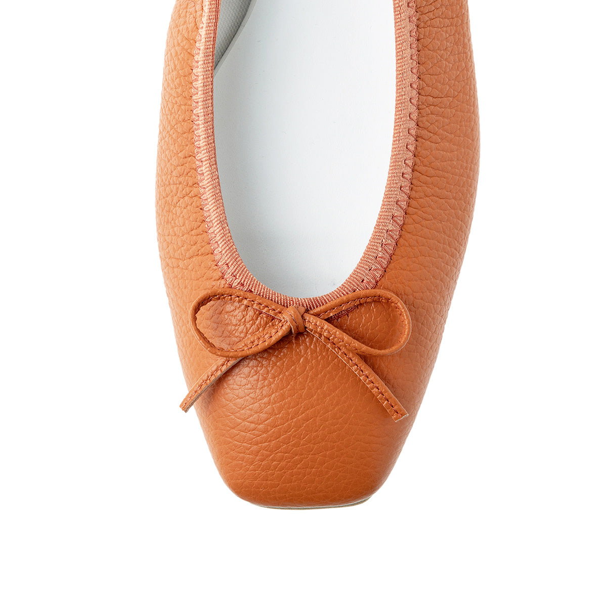 Giselle -Waterproof Soft Shrink Orange ウォータープルーフ ソフトシュリンク オレンジ kurun クルン kuruntokyo 入学式 卒業式 クルントウキョウ 疲れない 痛くない madeinjapan 日本製 本革 バレエシューズ フラットシューズ パンプス kurunTOKYO mdmバレエシューズwaterproof レインシューズ 小さいサイズ 大きいサイズ 26cm 21.5cm 26cm 25.5cm 25cm 22cm