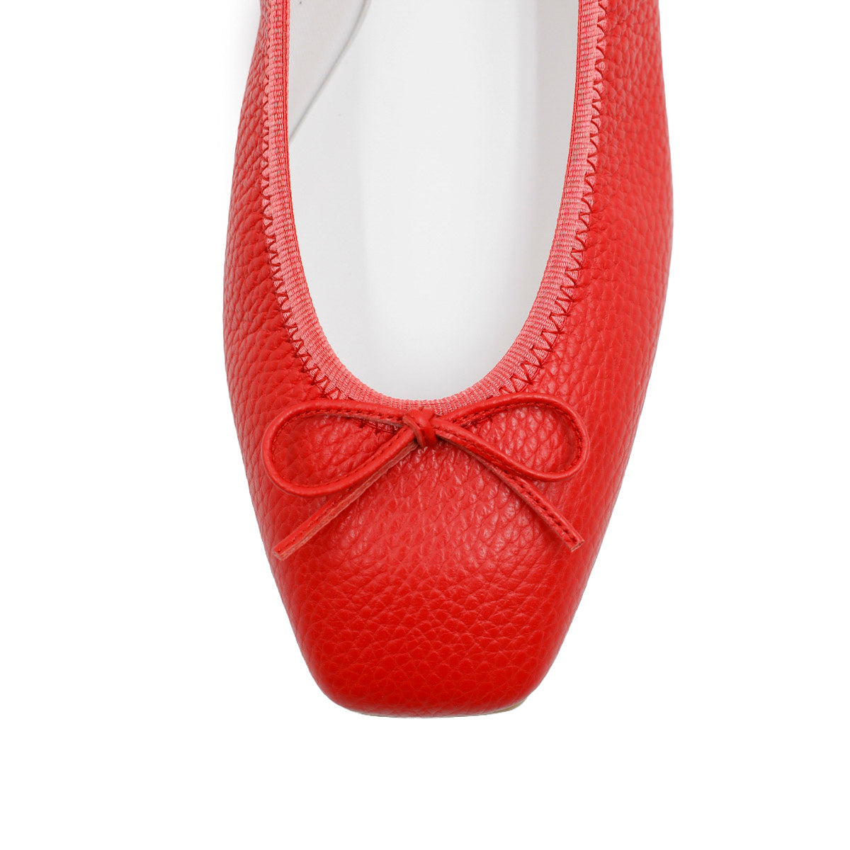 Giselle -Waterproof Soft Shrink Coral red ウォータープルーフ ソフトシュリンク コーラルレッド kurun クルン kuruntokyo 入学式 卒業式 クルントウキョウ 疲れない 痛くない madeinjapan 日本製 本革 バレエシューズ フラットシューズ パンプス kurunTOKYO mdmバレエシューズwaterproof レインシューズ 小さいサイズ 大きいサイズ 26cm 21.5cm 26cm 25.5cm 25cm 22cm