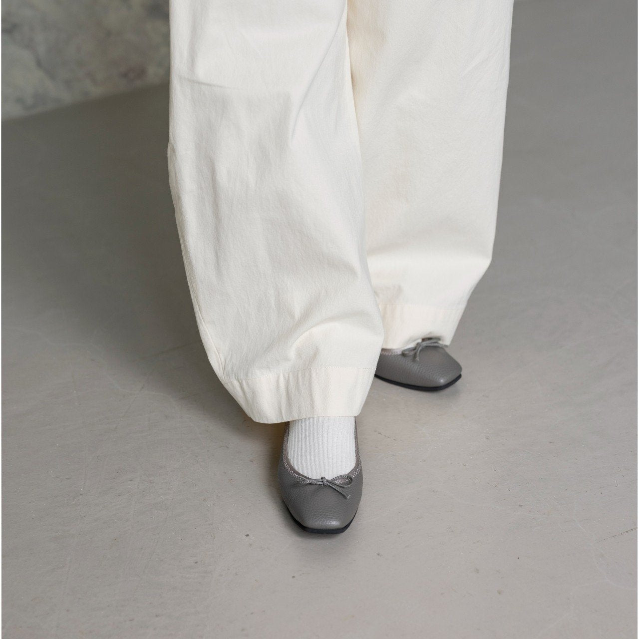[9/3(wed)20:00～販売開始]Giselle -Waterproof Soft Shrink Gray ウォータープルーフ ソフトシュリンク グレー kurun クルン kuruntokyo 入学式 卒業式 クルントウキョウ 疲れない 痛くない madeinjapan 日本製 本革 バレエシューズ フラットシューズ パンプス kurunTOKYO mdmバレエシューズwaterproof レインシューズ 小さいサイズ 大きいサイズ 26cm 21.5cm 26cm 25.5cm 25cm 22cm