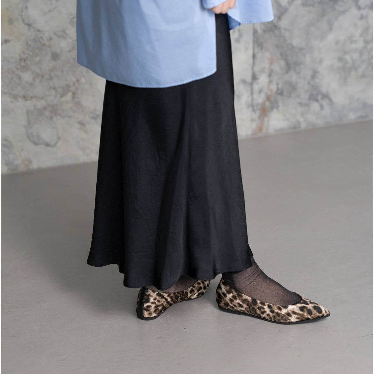 Inès -Waterproof satin leopardprint Grege ウォータープルーフ サテンレオパードプリント グレージュ kurun クルン kuruntokyo 入学式 卒業式 クルントウキョウ 疲れない 痛くない madeinjapan 日本製 本革 バレエシューズ フラットシューズ パンプス kurunTOKYO mdmバレエシューズwaterproof レインシューズ 小さいサイズ 大きいサイズ 26cm 21.5cm 26cm 25.5cm 25cm 22cm