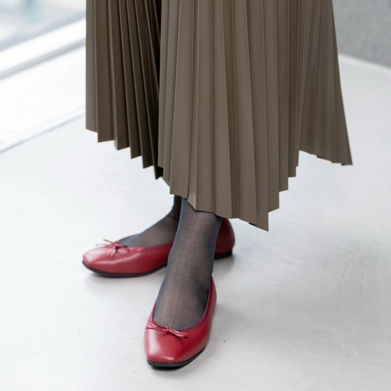 [9/3(wed)20:00～販売開始]Giselle -Waterproof Soft Shrink Bordeaux ウォータープルーフ ソフトシュリンク ボルドー kurun クルン kuruntokyo 入学式 卒業式 クルントウキョウ 疲れない 痛くない madeinjapan 日本製 本革 バレエシューズ フラットシューズ パンプス kurunTOKYO mdmバレエシューズwaterproof レインシューズ 小さいサイズ 大きいサイズ 26cm 21.5cm 26cm 25.5cm 25cm 22cm