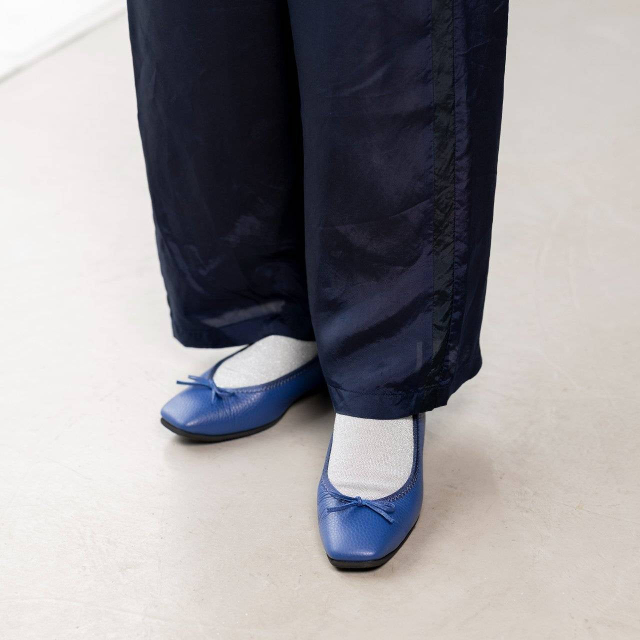 [9/3(wed)20:00～販売開始]Giselle -Waterproof Soft Shrink Royal blue ウォータープルーフ ソフトシュリンク ロイヤルブルー kurun クルン kuruntokyo 入学式 卒業式 クルントウキョウ 疲れない 痛くない madeinjapan 日本製 本革 バレエシューズ フラットシューズ パンプス kurunTOKYO mdmバレエシューズwaterproof レインシューズ 小さいサイズ 大きいサイズ 26cm 21.5cm 26cm 25.5cm 25cm 22cm