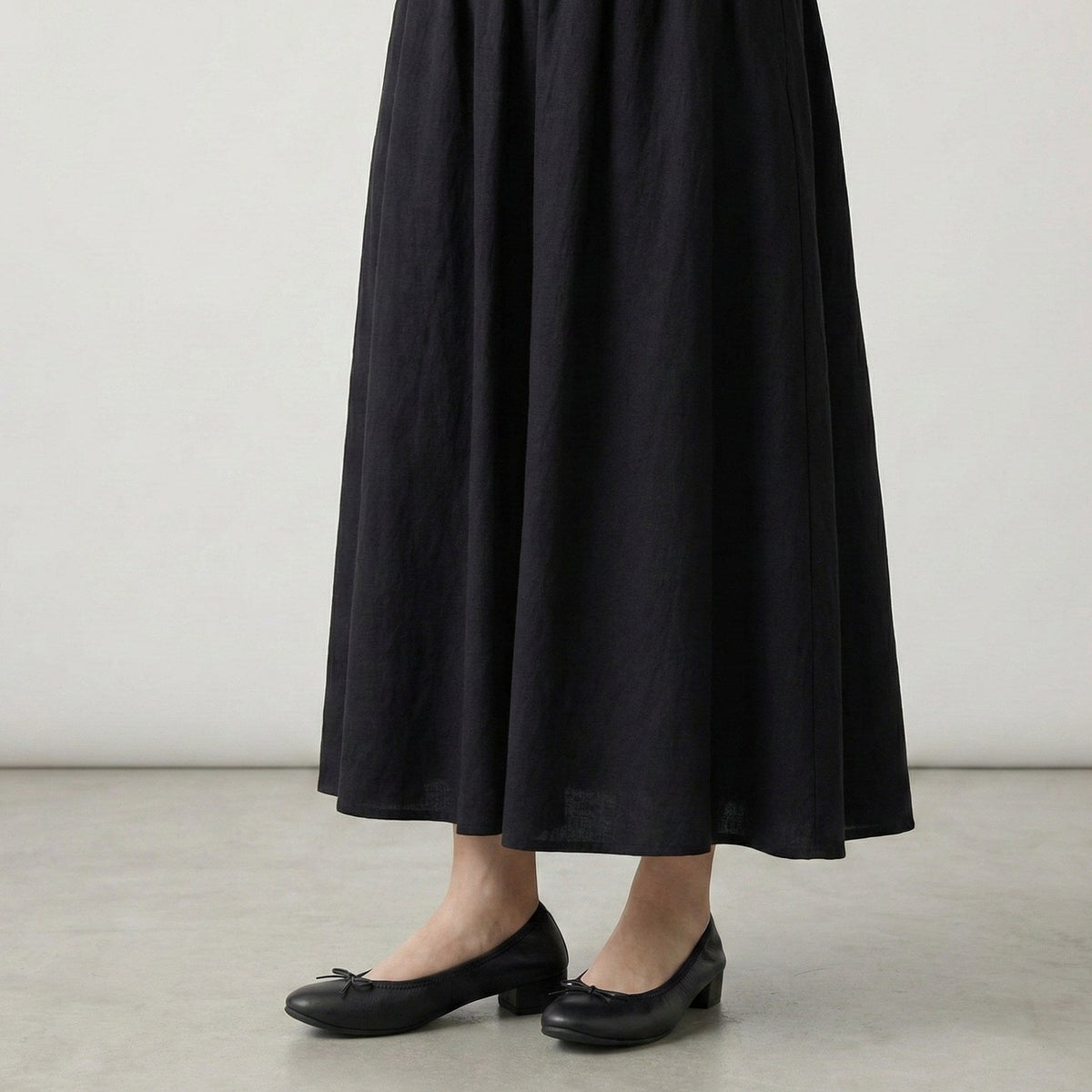 Adèle -Waterproof Smooth Black ウォータープルーフスムース ブラック kurun クルン kuruntokyo 入学式 卒業式 クルントウキョウ 疲れない 痛くない madeinjapan 日本製 本革 バレエシューズ フラットシューズ パンプス kurunTOKYO mdmバレエシューズwaterproof レインシューズ 小さいサイズ 大きいサイズ 26cm 21.5cm 26cm 25.5cm 25cm 22cm