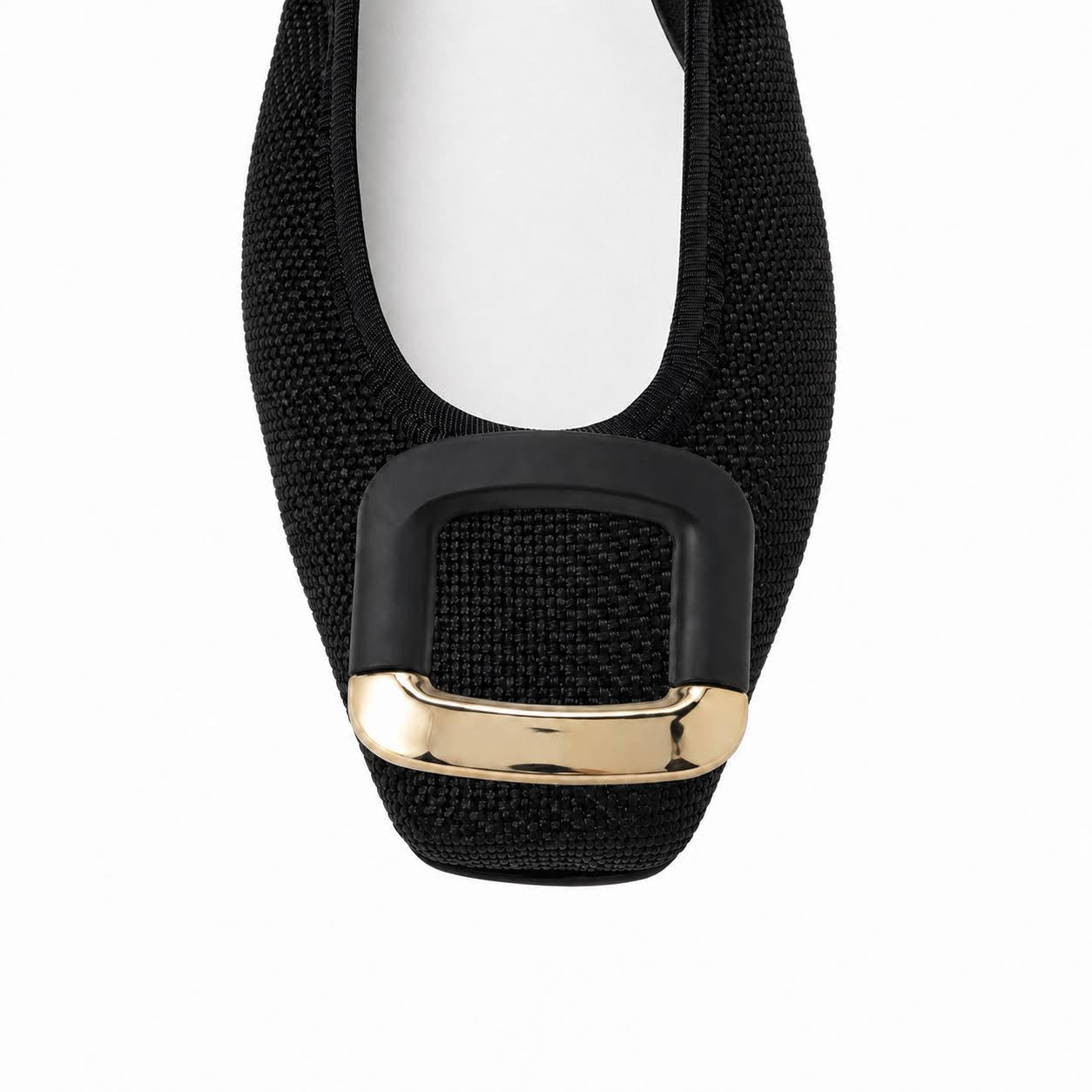 [6/17(wed)20:00～販売開始]Giselle -Waterproof Panama cloth Buckle Black ウォータープルーフパナマクロス バックル ブラック kurun クルン kuruntokyo 入学式 卒業式 クルントウキョウ 疲れない 痛くない madeinjapan 日本製 本革 バレエシューズ フラットシューズ パンプス kurunTOKYO mdmバレエシューズwaterproof レインシューズ 小さいサイズ 大きいサイズ 26cm 21.5cm 26cm 25.5cm 25cm 22cm