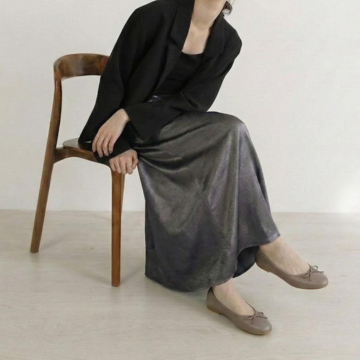Pauline -Waterproof Smooth Taupe ウォータープルーフスムース トープ kurun クルン kuruntokyo 入学式 卒業式 クルントウキョウ 疲れない 痛くない madeinjapan 日本製 本革 バレエシューズ フラットシューズ パンプス kurunTOKYO mdmバレエシューズwaterproof レインシューズ 小さいサイズ 大きいサイズ 26cm 21.5cm 26cm 25.5cm 25cm 22cm