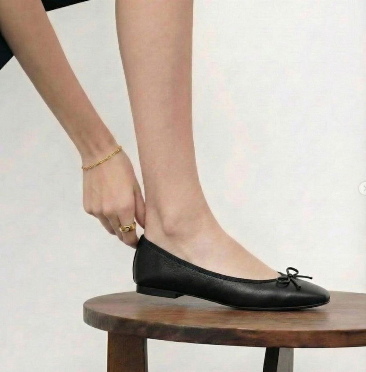 Giselle -Waterproof Smooth Black ウォータープルーフスムース ブラック kurun クルン kuruntokyo 入学式 卒業式 クルントウキョウ 疲れない 痛くない madeinjapan 日本製 本革 バレエシューズ フラットシューズ パンプス kurunTOKYO mdmバレエシューズwaterproof レインシューズ 小さいサイズ 大きいサイズ 26cm 21.5cm 26cm 25.5cm 25cm 22cm