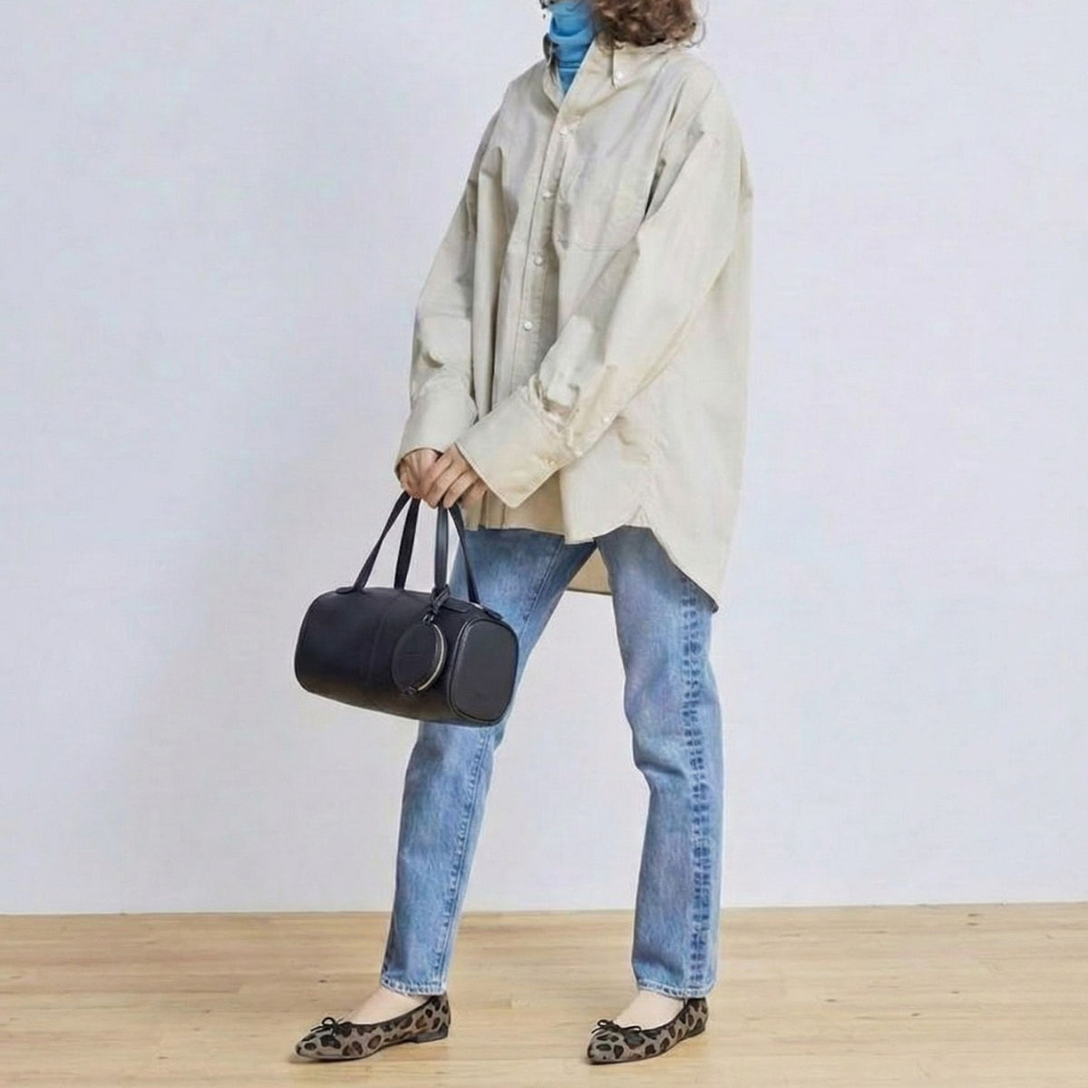 Mathilde -Leopardprint Grayishkhaki ビッグレオパードプリント グレイッシュカーキ kurun クルン kuruntokyo 入学式 卒業式 クルントウキョウ 疲れない 痛くない madeinjapan 日本製 本革 バレエシューズ フラットシューズ パンプス kurunTOKYO mdmバレエシューズwaterproof レインシューズ 小さいサイズ 大きいサイズ 26cm 21.5cm 26cm 25.5cm 25cm 22cm
