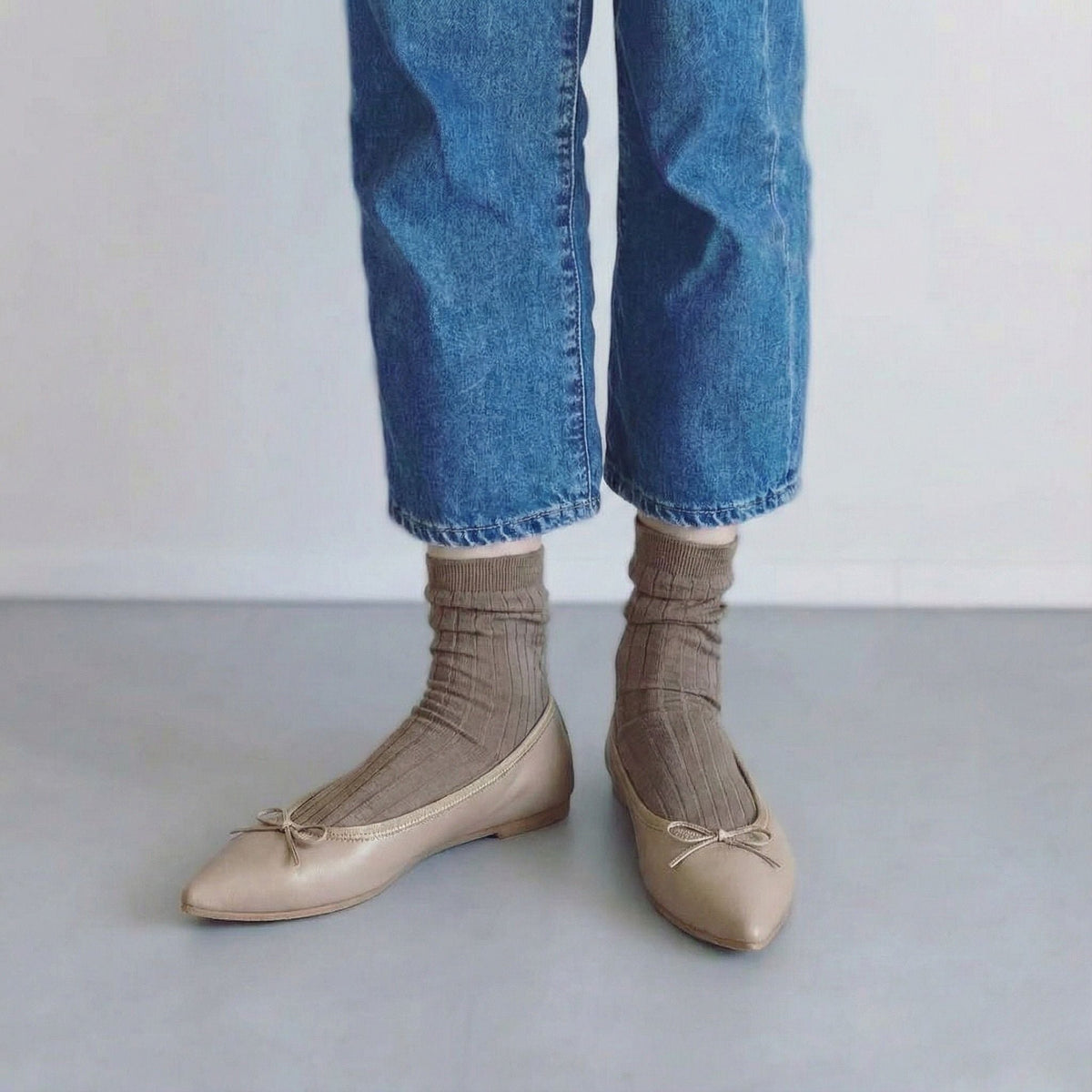 Mathilde -Waterproof Smooth Beige ウォータープルーフスムース ベージュ kurun クルン kuruntokyo 入学式 卒業式 クルントウキョウ 疲れない 痛くない madeinjapan 日本製 本革 バレエシューズ フラットシューズ パンプス kurunTOKYO mdmバレエシューズwaterproof レインシューズ 小さいサイズ 大きいサイズ 26cm 21.5cm 26cm 25.5cm 25cm 22cm