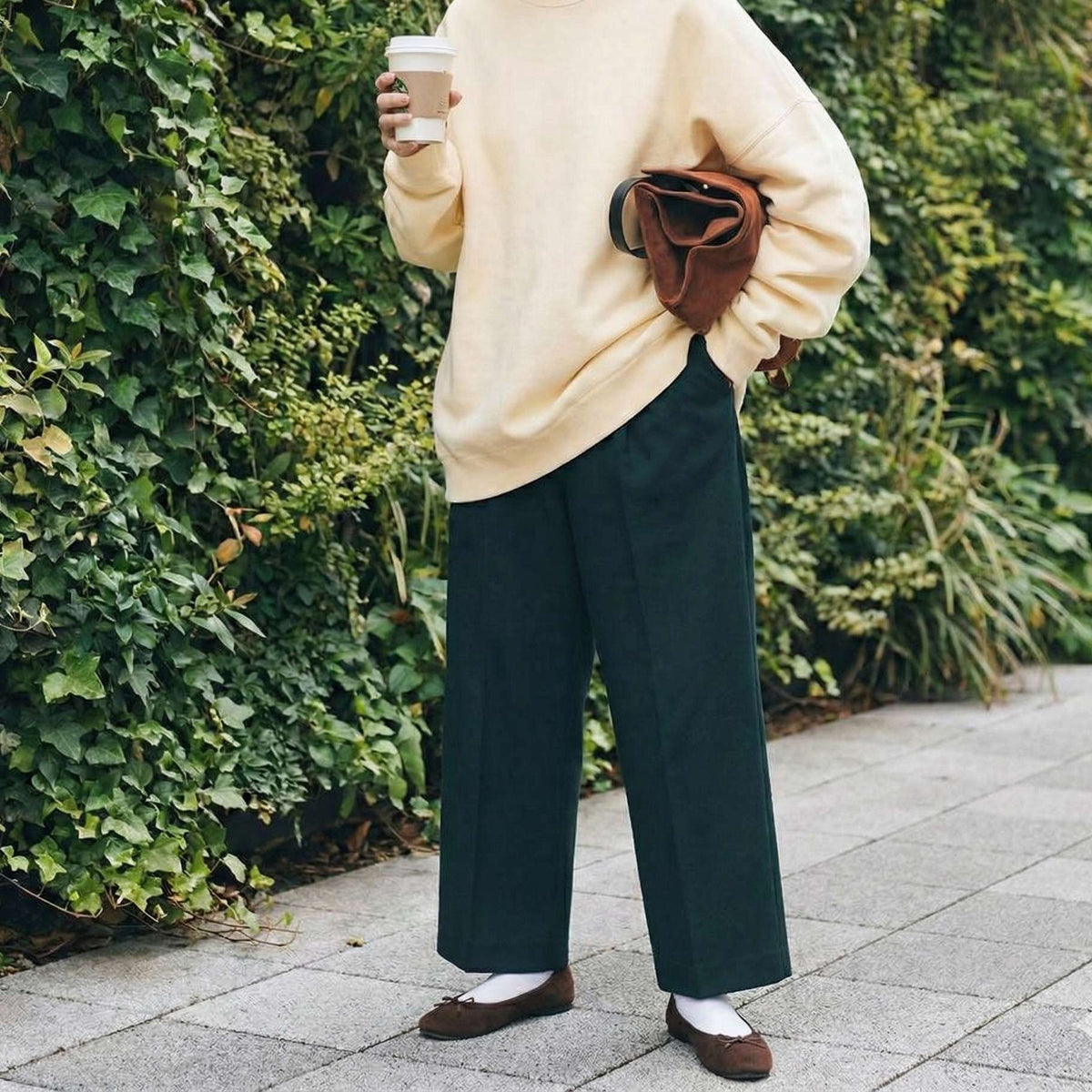 Pauline -Waterproof Suede Darkbrown ウォータープルーフスエード ダークブラウン kurun クルン kuruntokyo 入学式 卒業式 クルントウキョウ 疲れない 痛くない madeinjapan 日本製 本革 バレエシューズ フラットシューズ パンプス kurunTOKYO mdmバレエシューズwaterproof レインシューズ 小さいサイズ 大きいサイズ 26cm 21.5cm 26cm 25.5cm 25cm 22cm