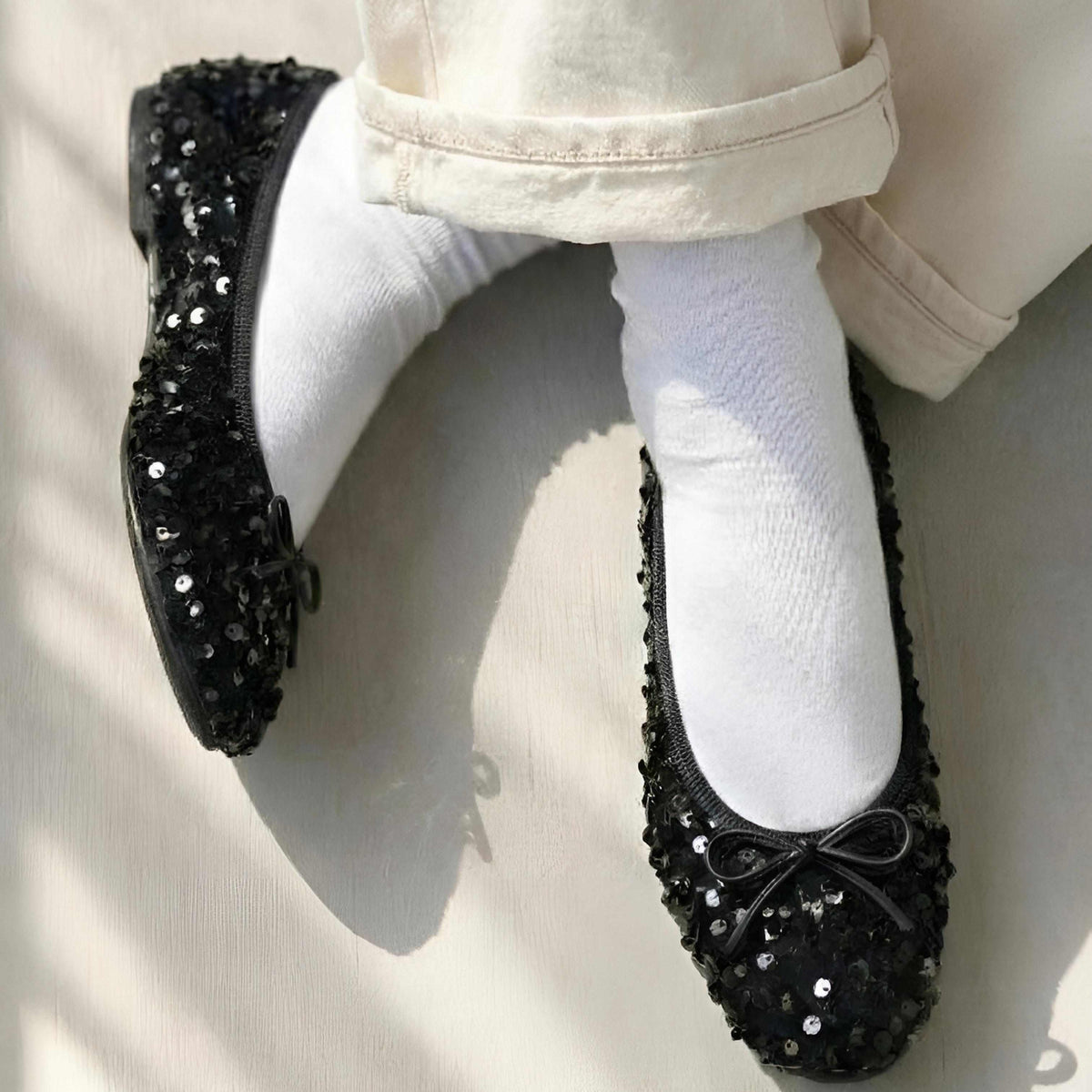 Giselle -Spangle cloth Black スパンコールクロス ブラック kurun クルン kuruntokyo 入学式 卒業式 クルントウキョウ 疲れない 痛くない madeinjapan 日本製 本革 バレエシューズ フラットシューズ パンプス kurunTOKYO mdmバレエシューズwaterproof レインシューズ 小さいサイズ 大きいサイズ 26cm 21.5cm 26cm 25.5cm 25cm 22cm