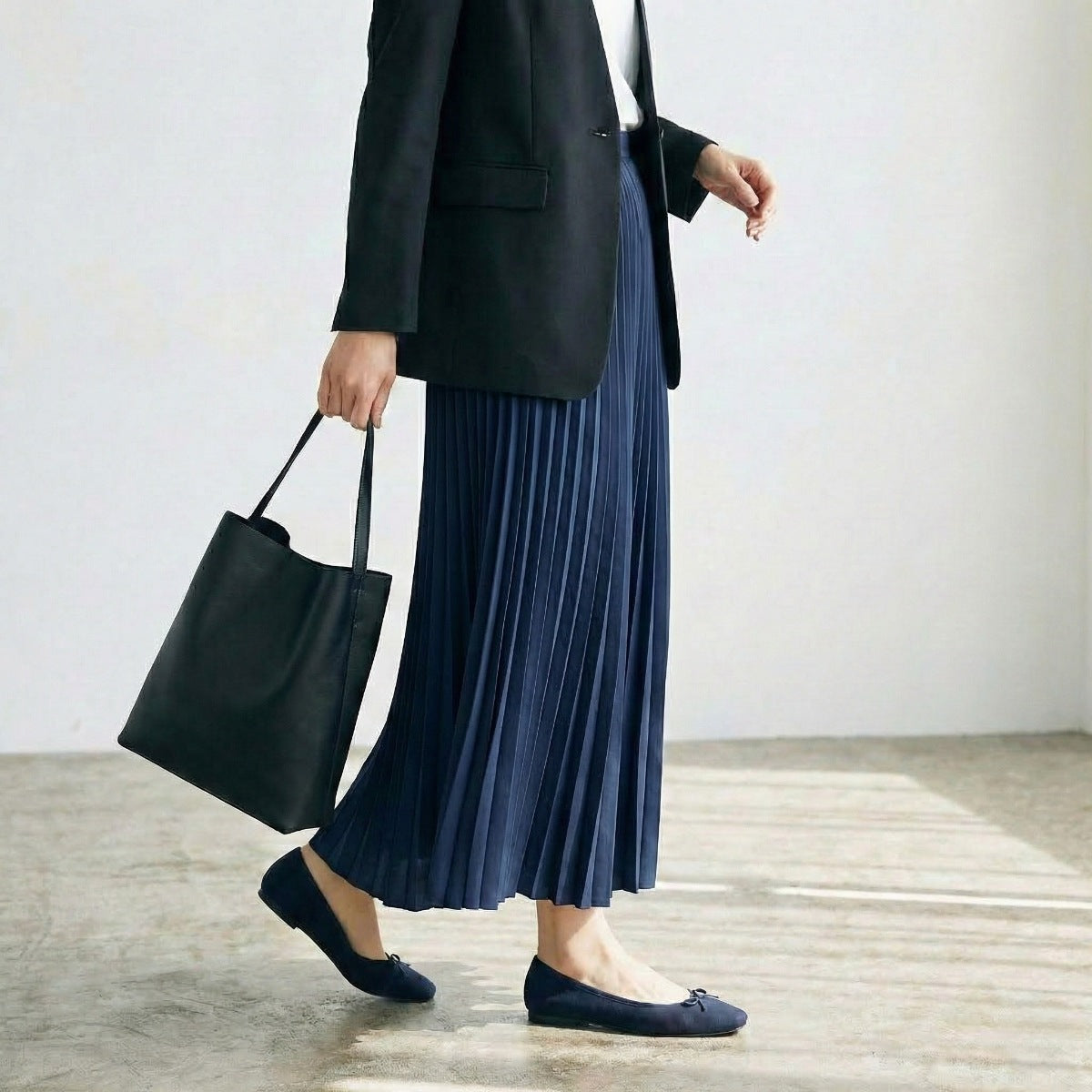 Giselle -Waterproof Suede Navy ウォータープルーフスエード ネイビー kurun クルン kuruntokyo 入学式 卒業式 クルントウキョウ 疲れない 痛くない madeinjapan 日本製 本革 バレエシューズ フラットシューズ パンプス kurunTOKYO mdmバレエシューズwaterproof レインシューズ 小さいサイズ 大きいサイズ 26cm 21.5cm 26cm 25.5cm 25cm 22cm