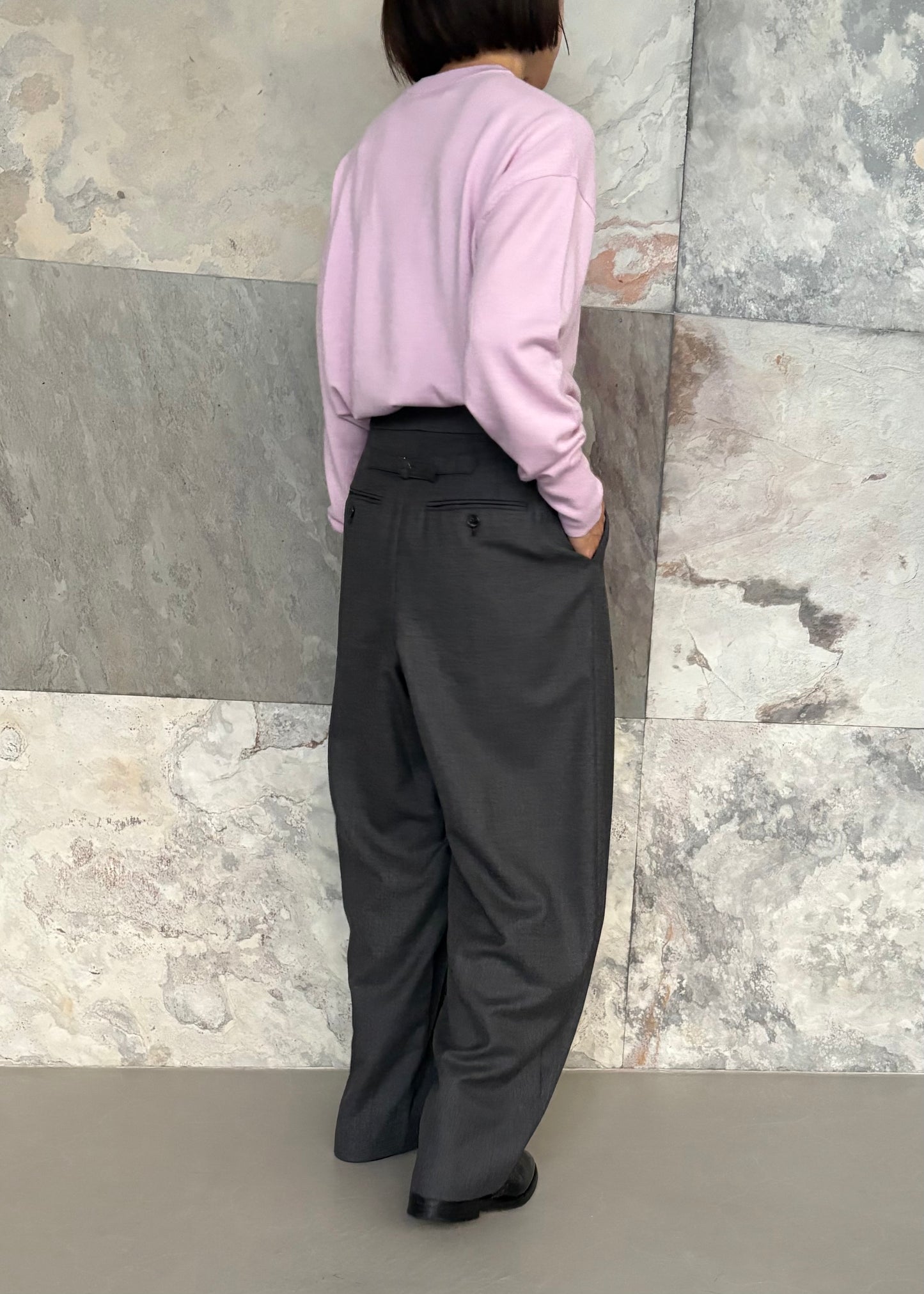 SACRA/EX.FINE MERINO CREW-N TOP