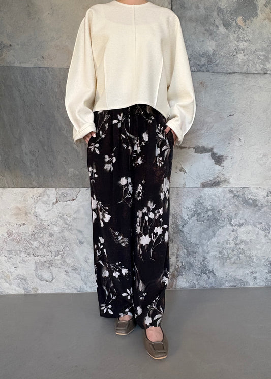 SACRA/BLURRED FLORA PANTS
