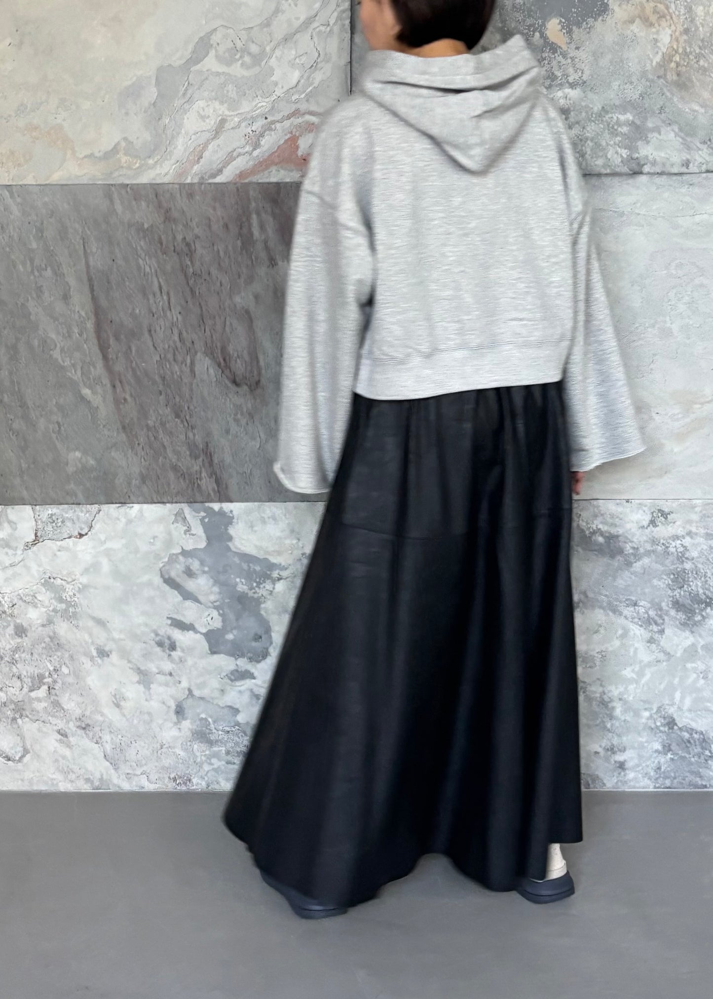 SACRA/SYNTHETIC LEATHER SKIRT