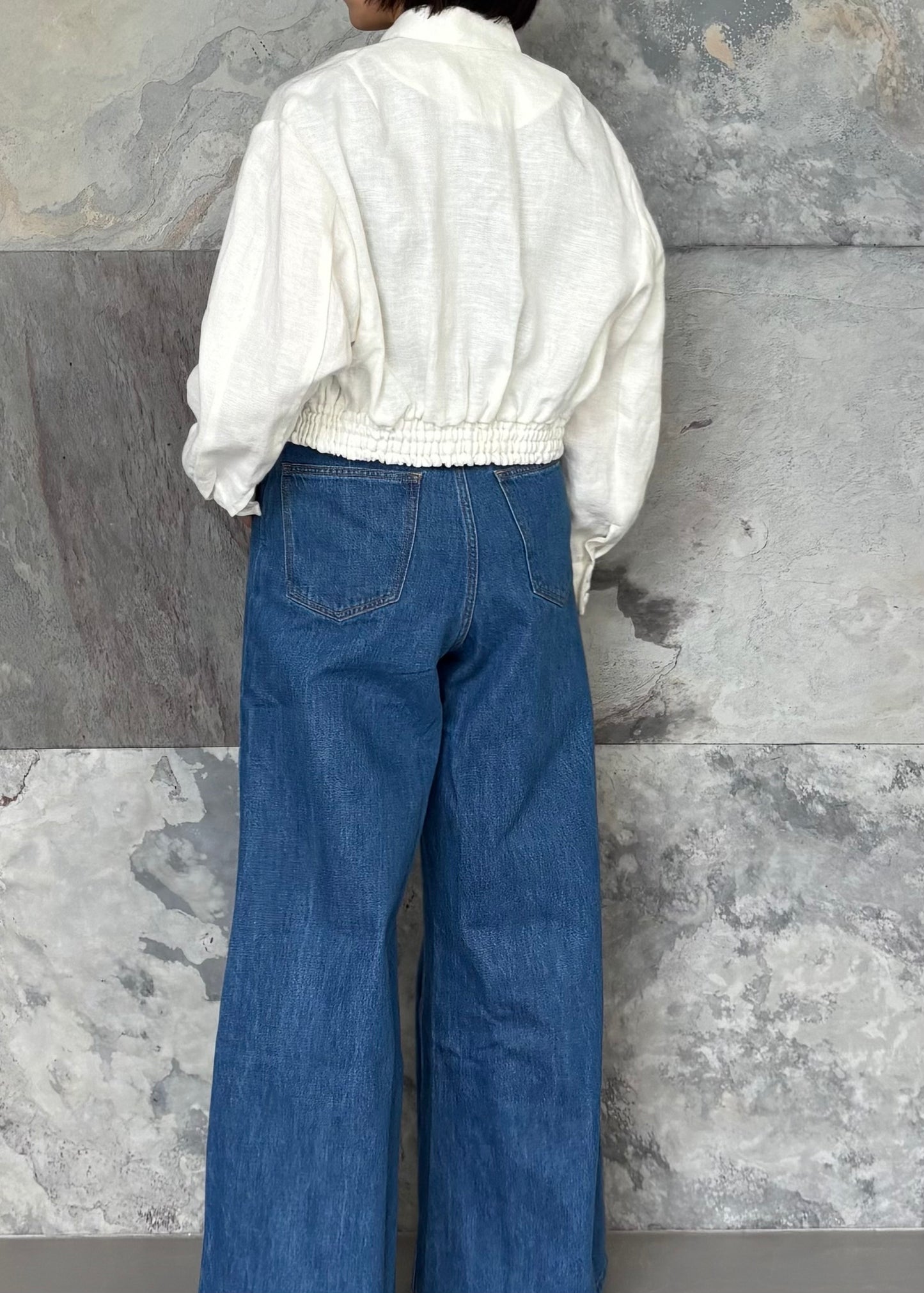 SINME/リネンブルゾン