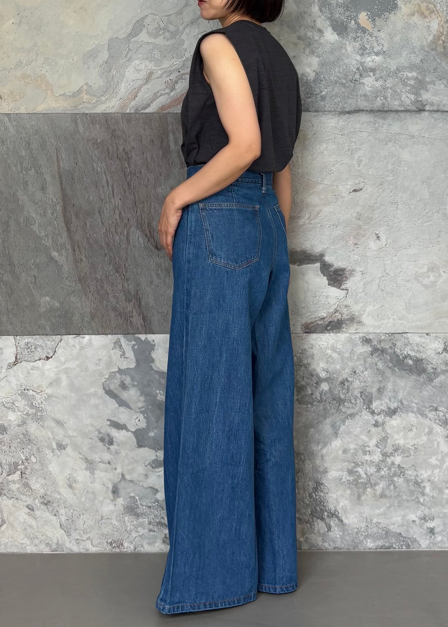SACRA/VINTAGE HEATHERED COTTON TOP