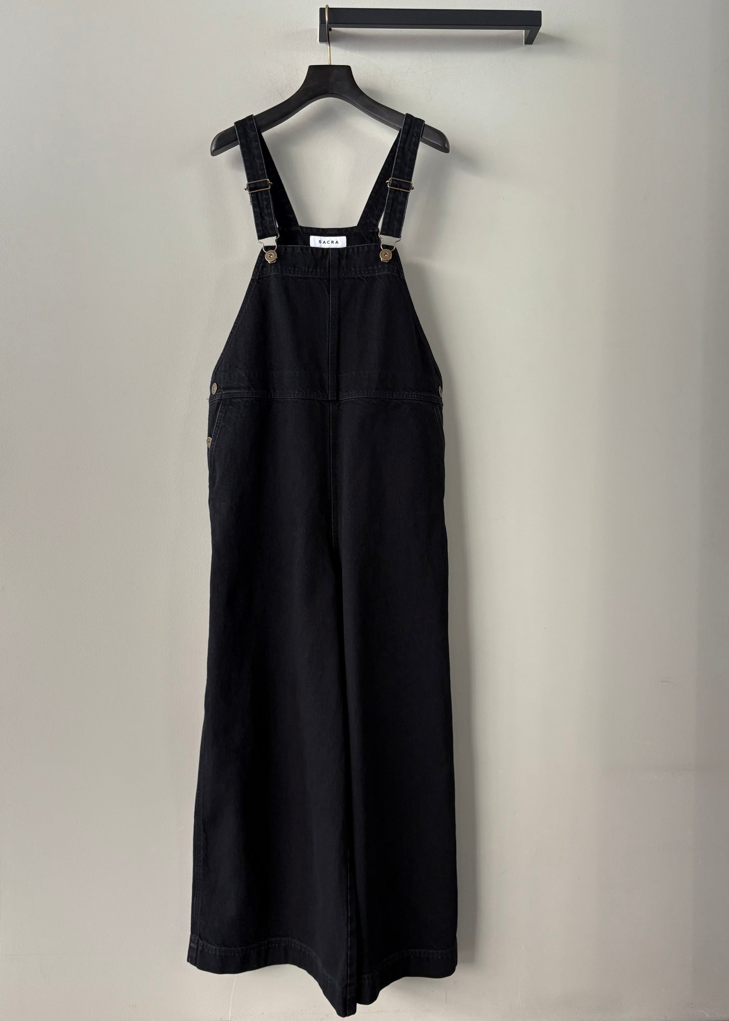 SACRA/VINTAGE DENIM SALOPETTE