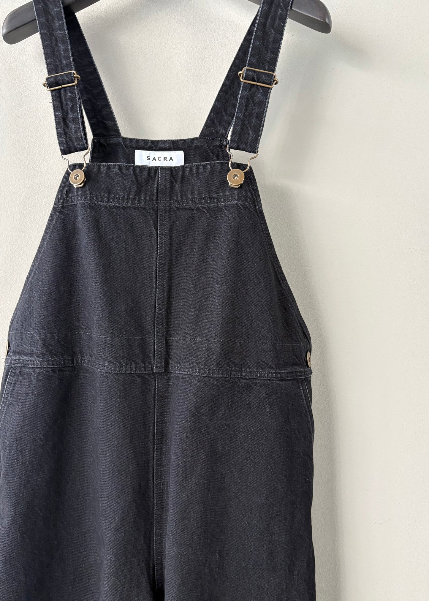 SACRA/VINTAGE DENIM SALOPETTE