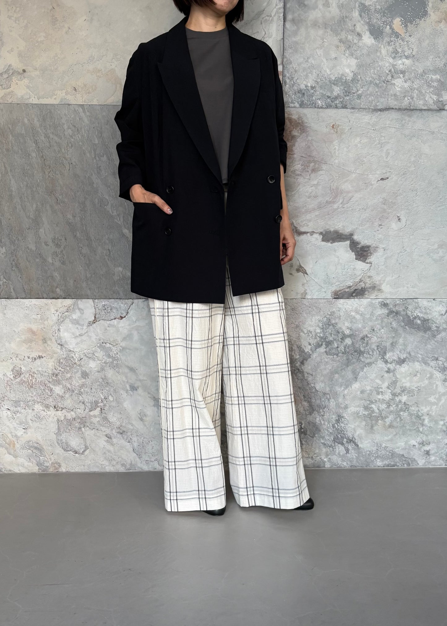 SACRA/H.COUNT COTTON TUMBLE JACKET