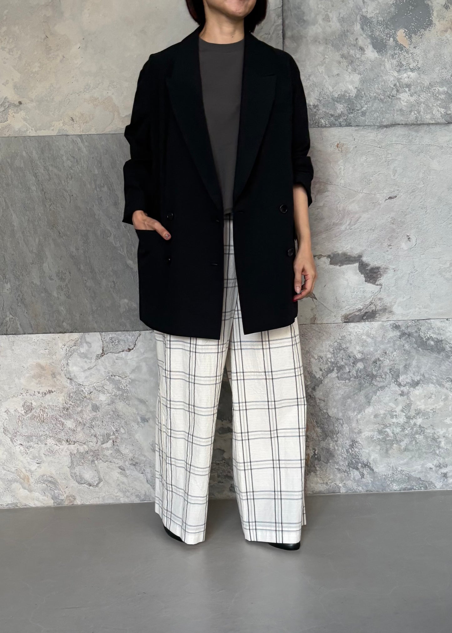 SACRA/H.COUNT COTTON TUMBLE JACKET