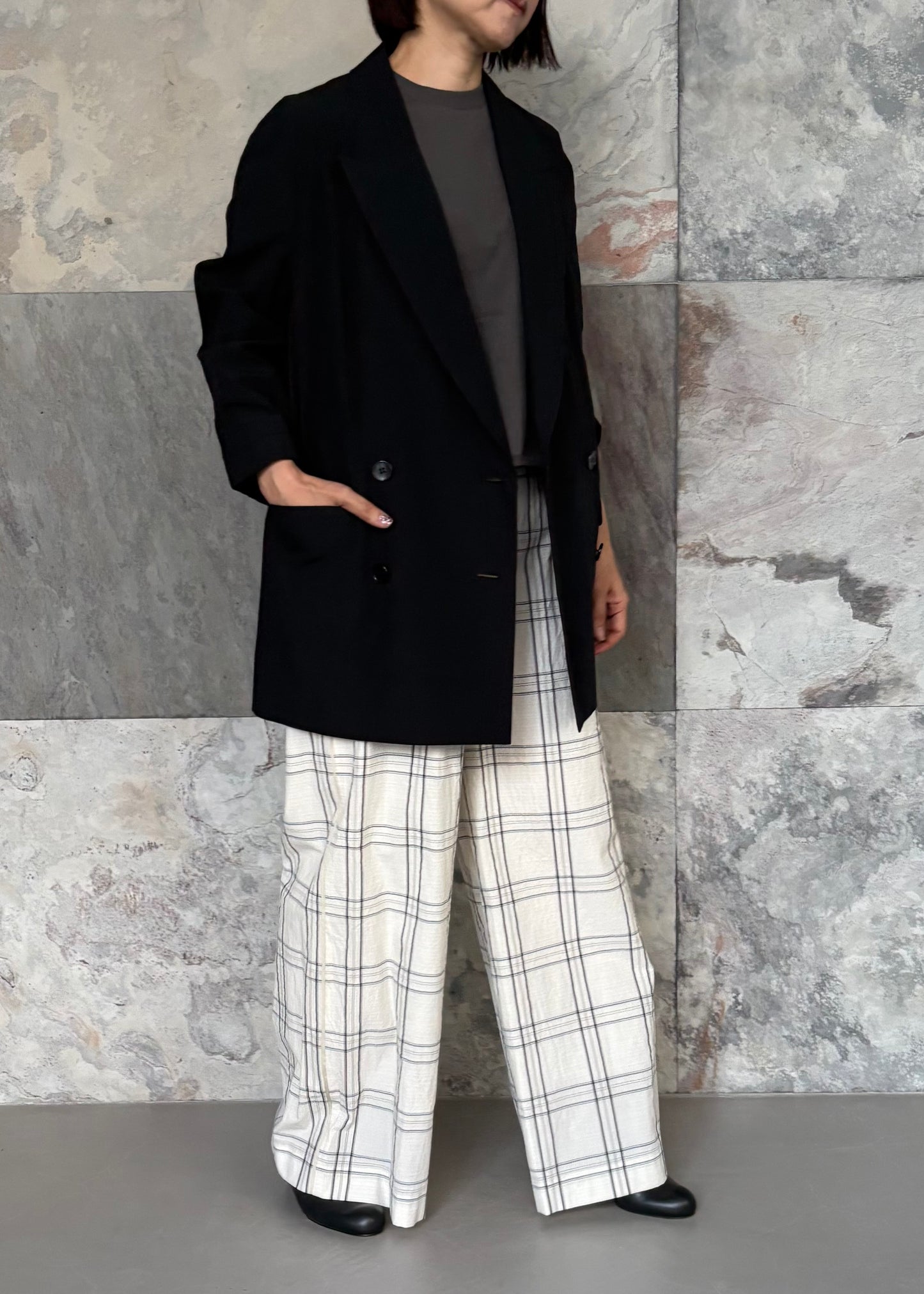 SACRA/H.COUNT COTTON TUMBLE JACKET