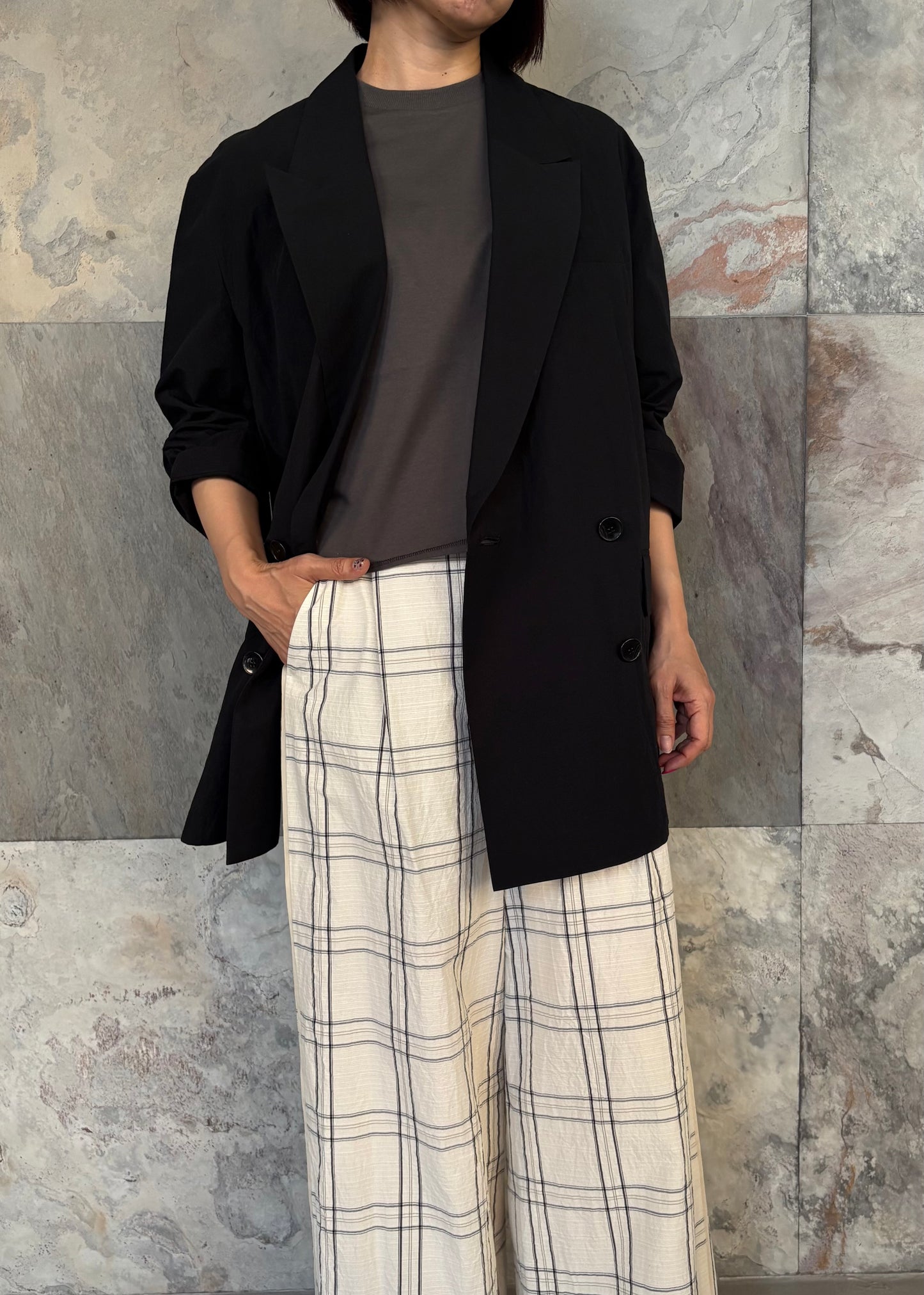 SACRA/H.COUNT COTTON TUMBLE JACKET