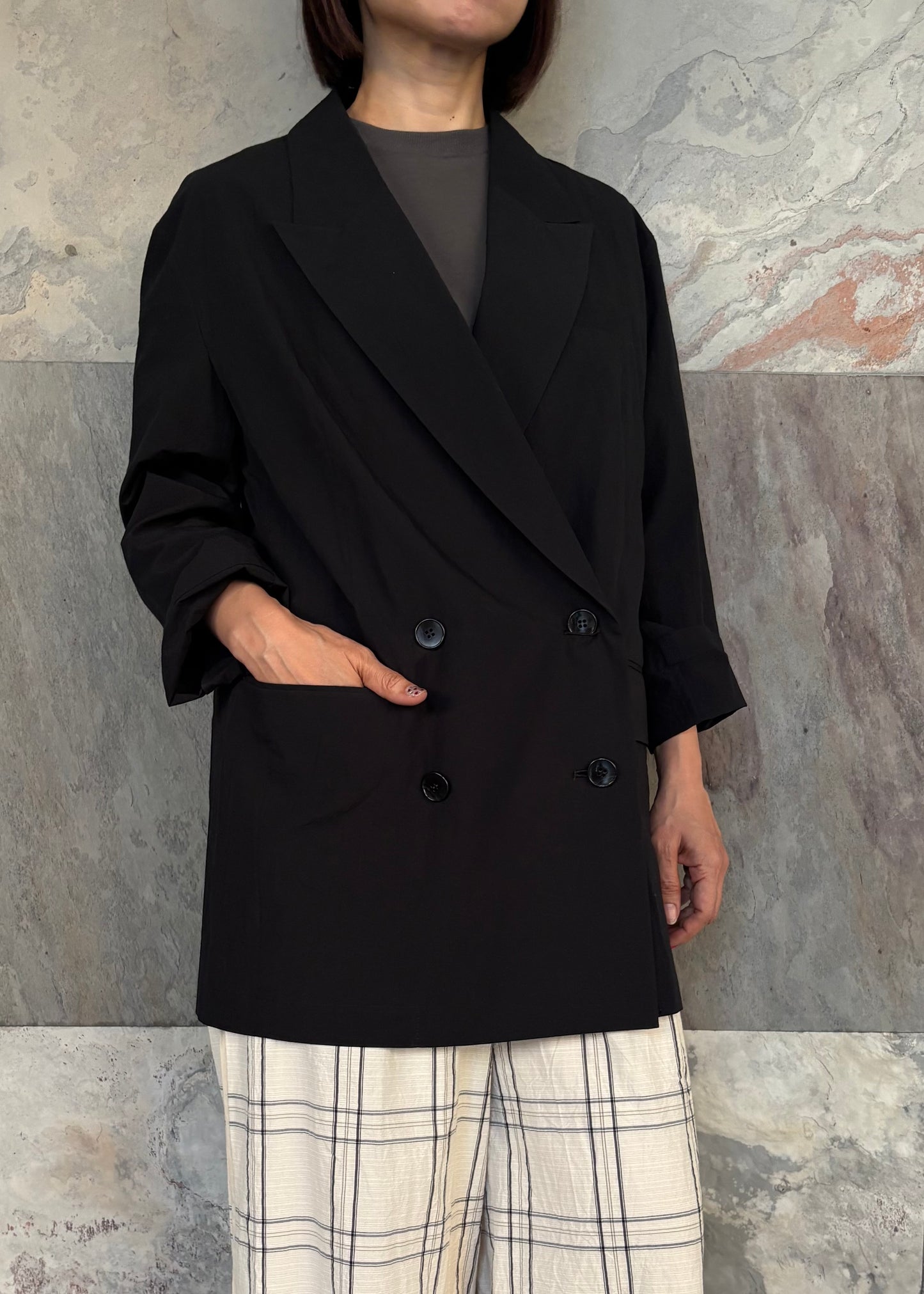 SACRA/H.COUNT COTTON TUMBLE JACKET