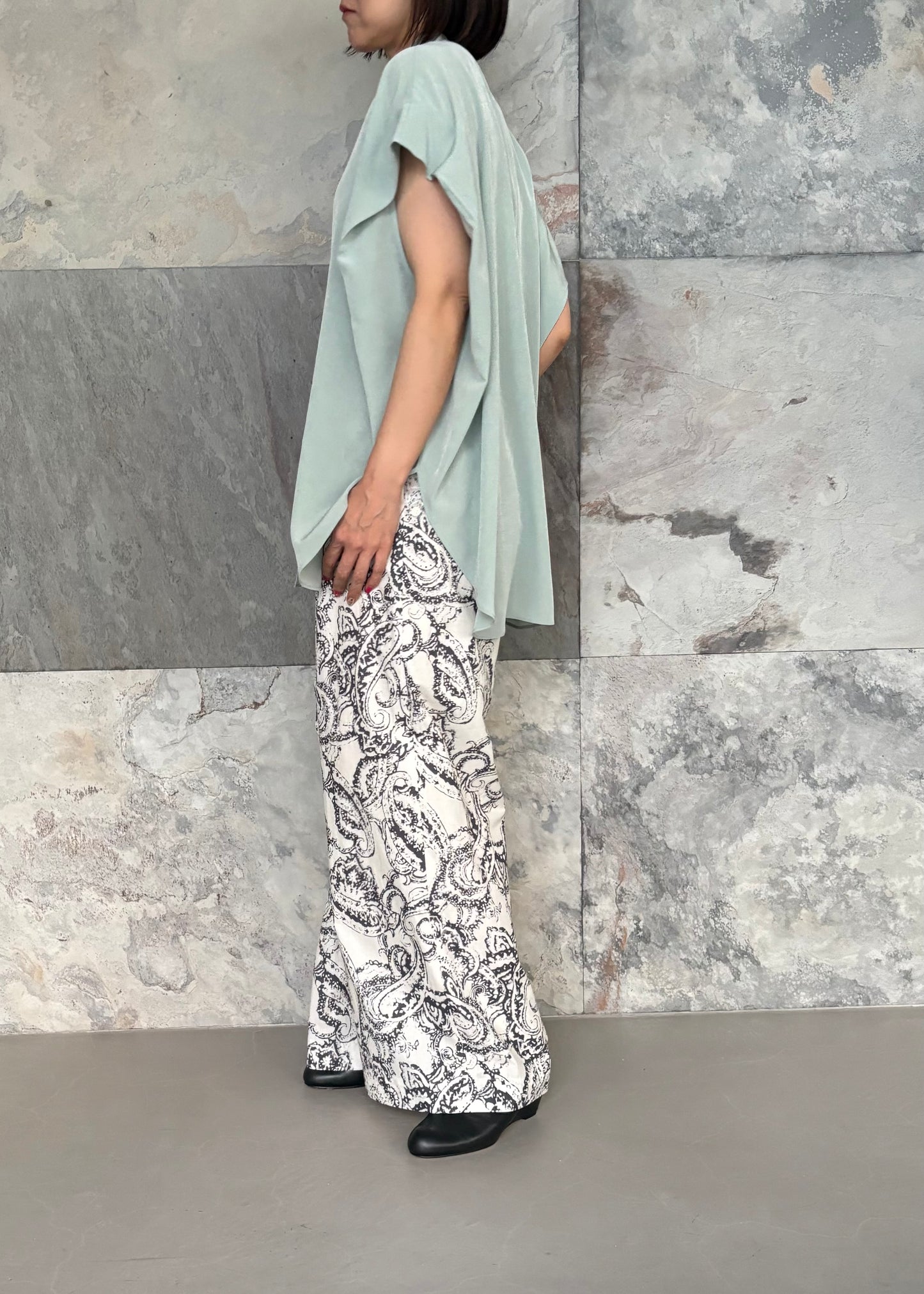 SACRA/TRIACE MICRO CREPE TOP