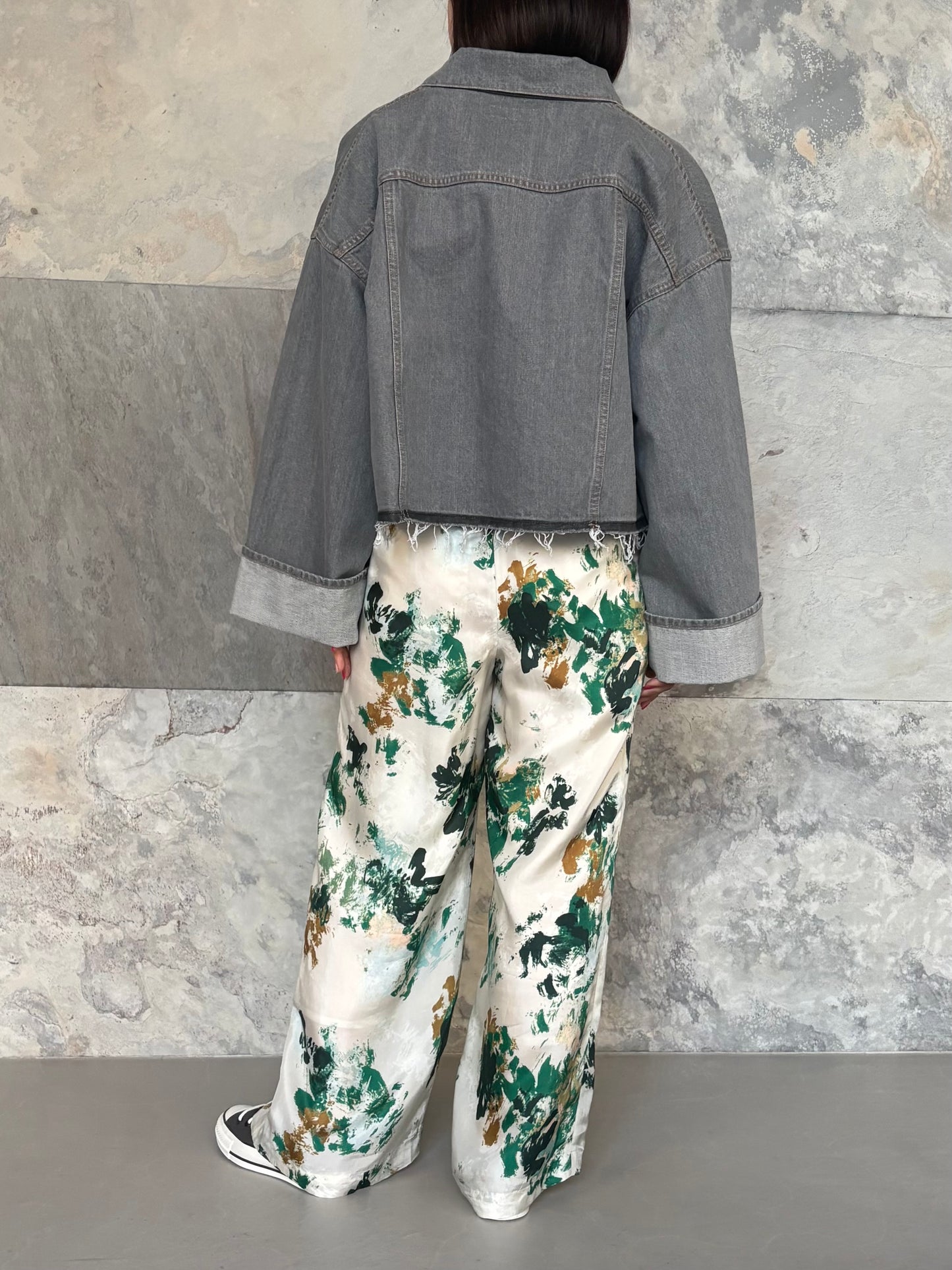 SACRA/BLURRED FLORA PANTS