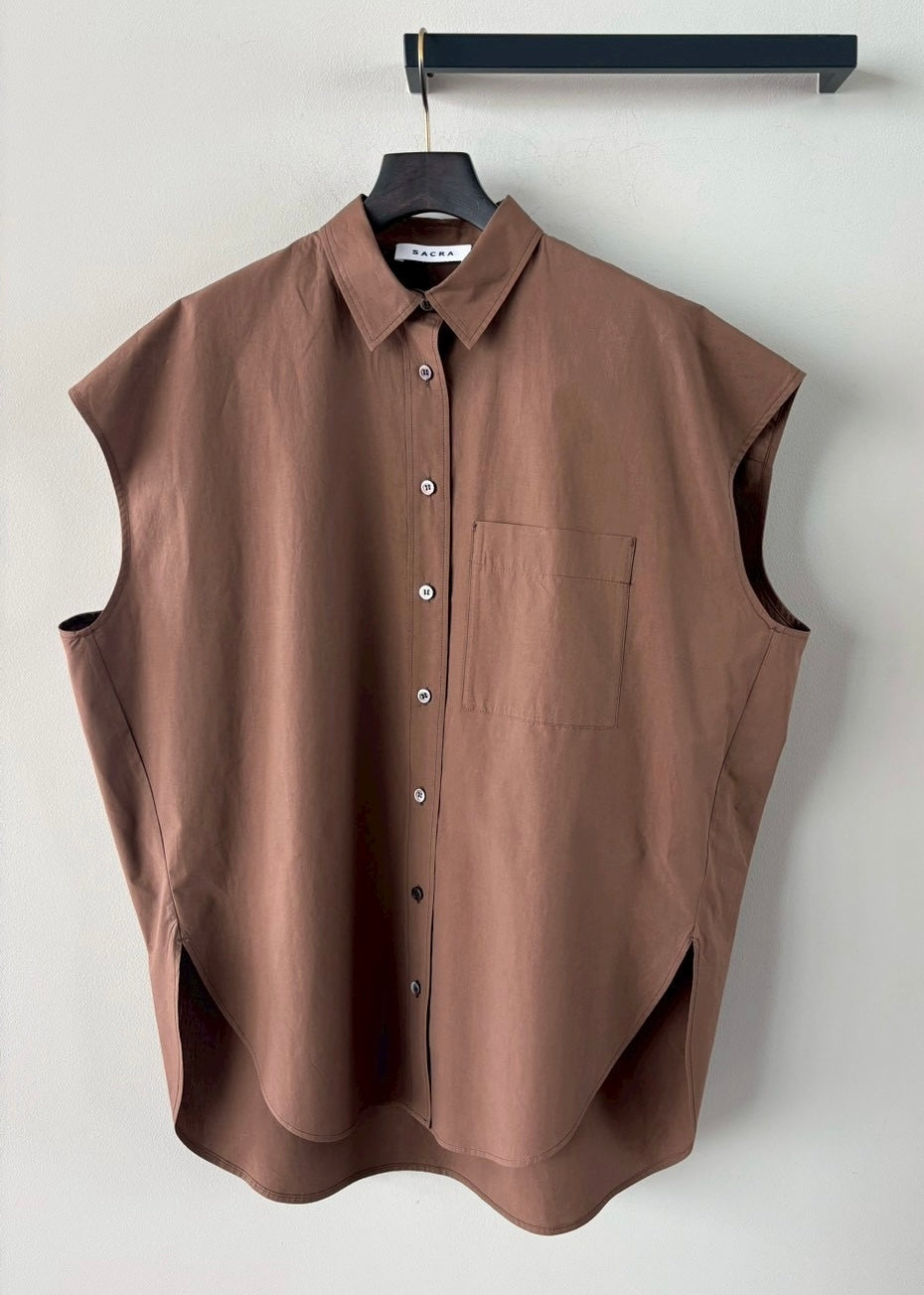 SACRA/PREMIUM COMPACT POPLIN SHIRT