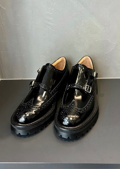 SACRA / DOUBLE MONK BROGUE SHOES