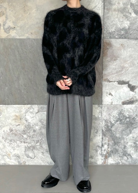 SACRA / MOHAIR LEOPARD JACQUARD KNIT