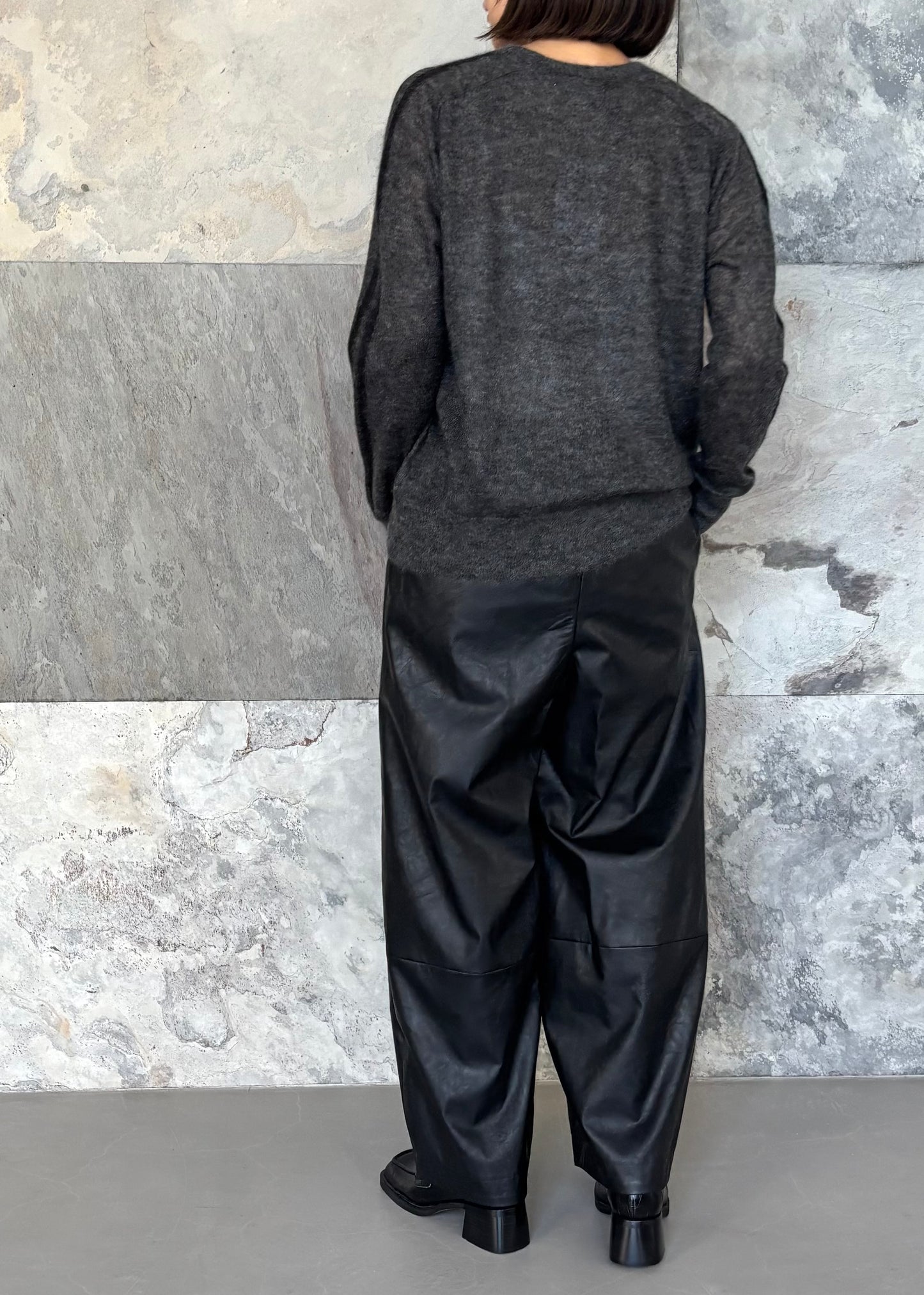 SACRA  SYNTHETIC LEATHER PANTS