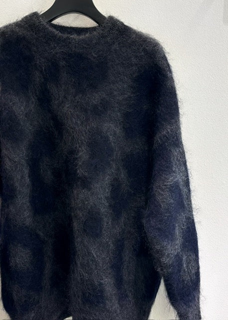 SACRA / MOHAIR LEOPARD JACQUARD KNIT