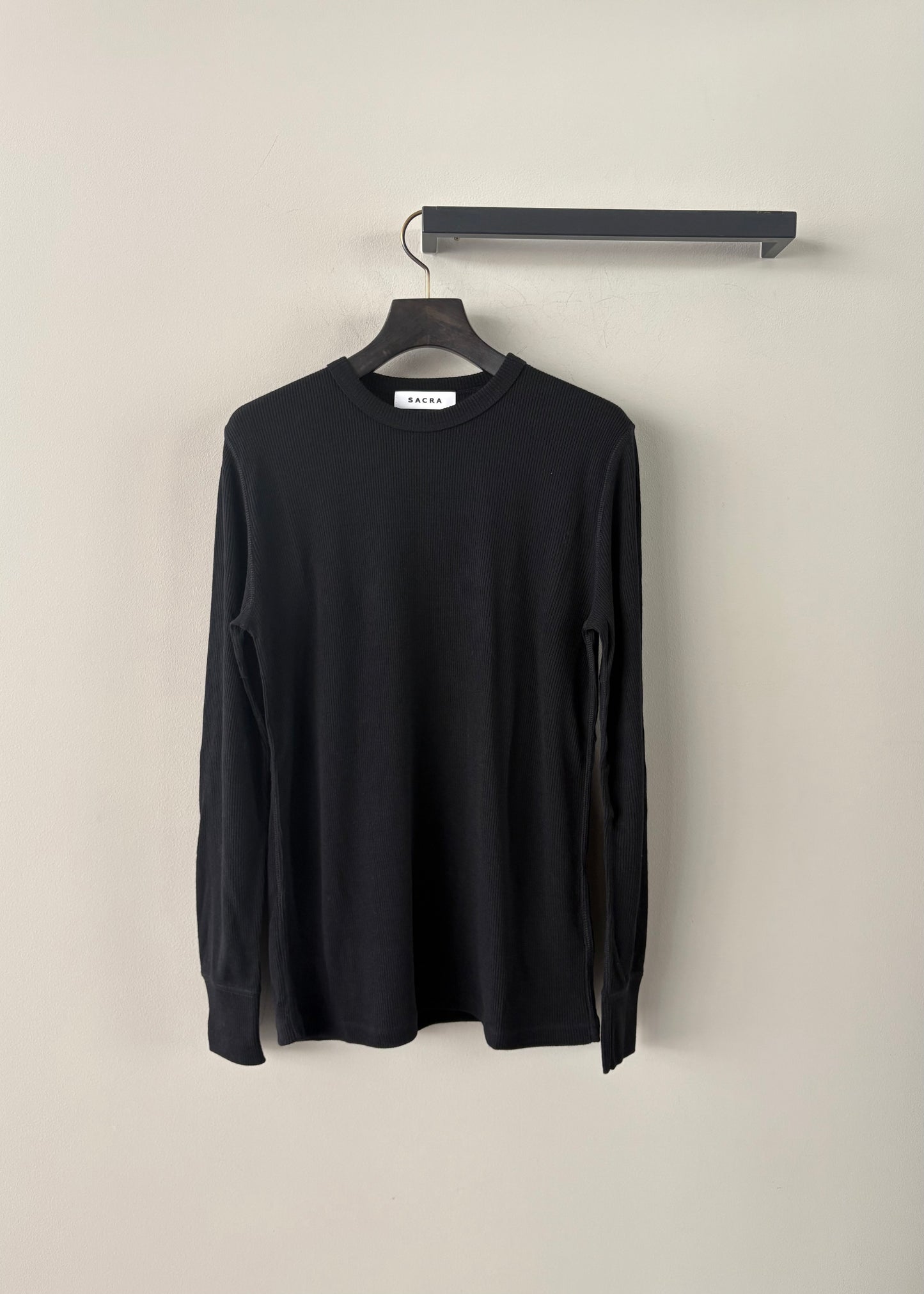 SACRA/EX.FINE MERINO RIB JSY TOP