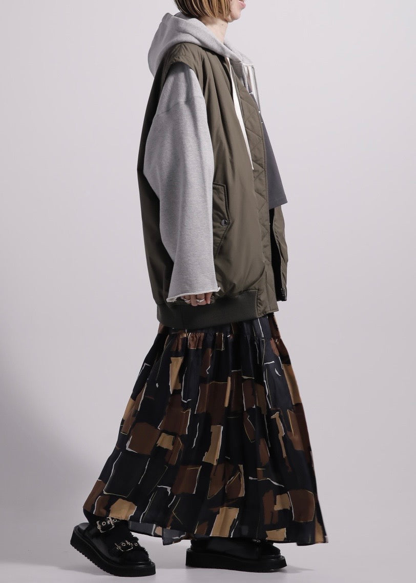 SACRA/GEOMETRIC PAINTING SKIRT