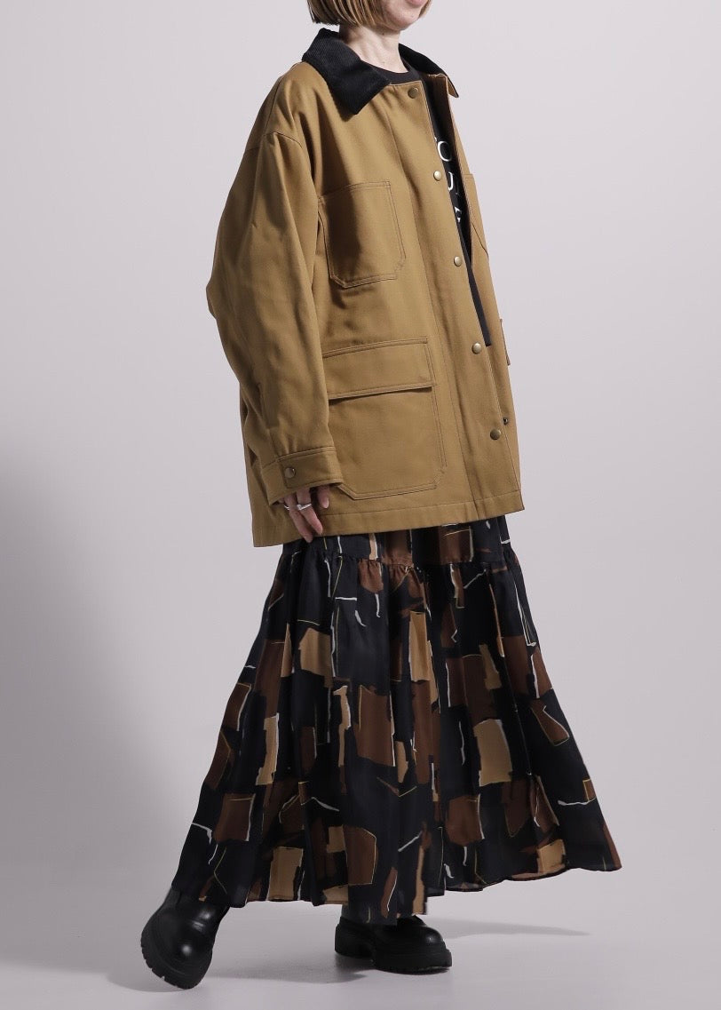 SACRA/GEOMETRIC PAINTING SKIRT