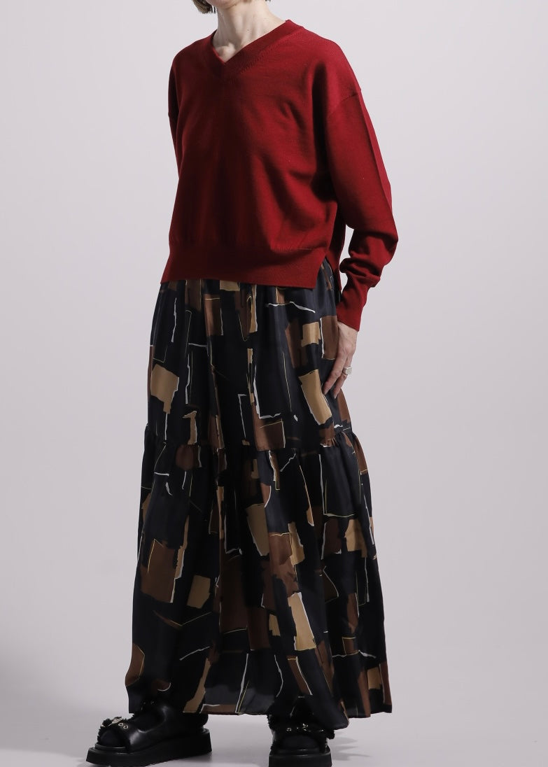 SACRA/EXTRA-FINE MERINO V/N TOP