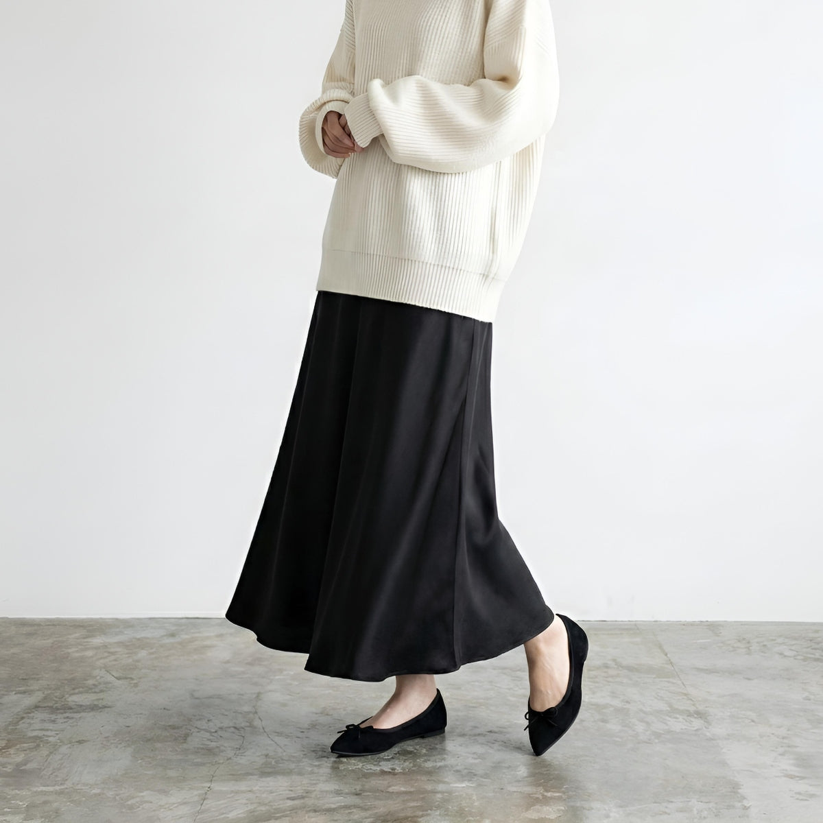 Mathilde -Waterproof Suede Black ウォータープルーフスエード ブラック kurun クルン kuruntokyo 入学式 卒業式 クルントウキョウ 疲れない 痛くない madeinjapan 日本製 本革 バレエシューズ フラットシューズ パンプス kurunTOKYO mdmバレエシューズwaterproof レインシューズ 小さいサイズ 大きいサイズ 26cm 21.5cm 26cm 25.5cm 25cm 22cm