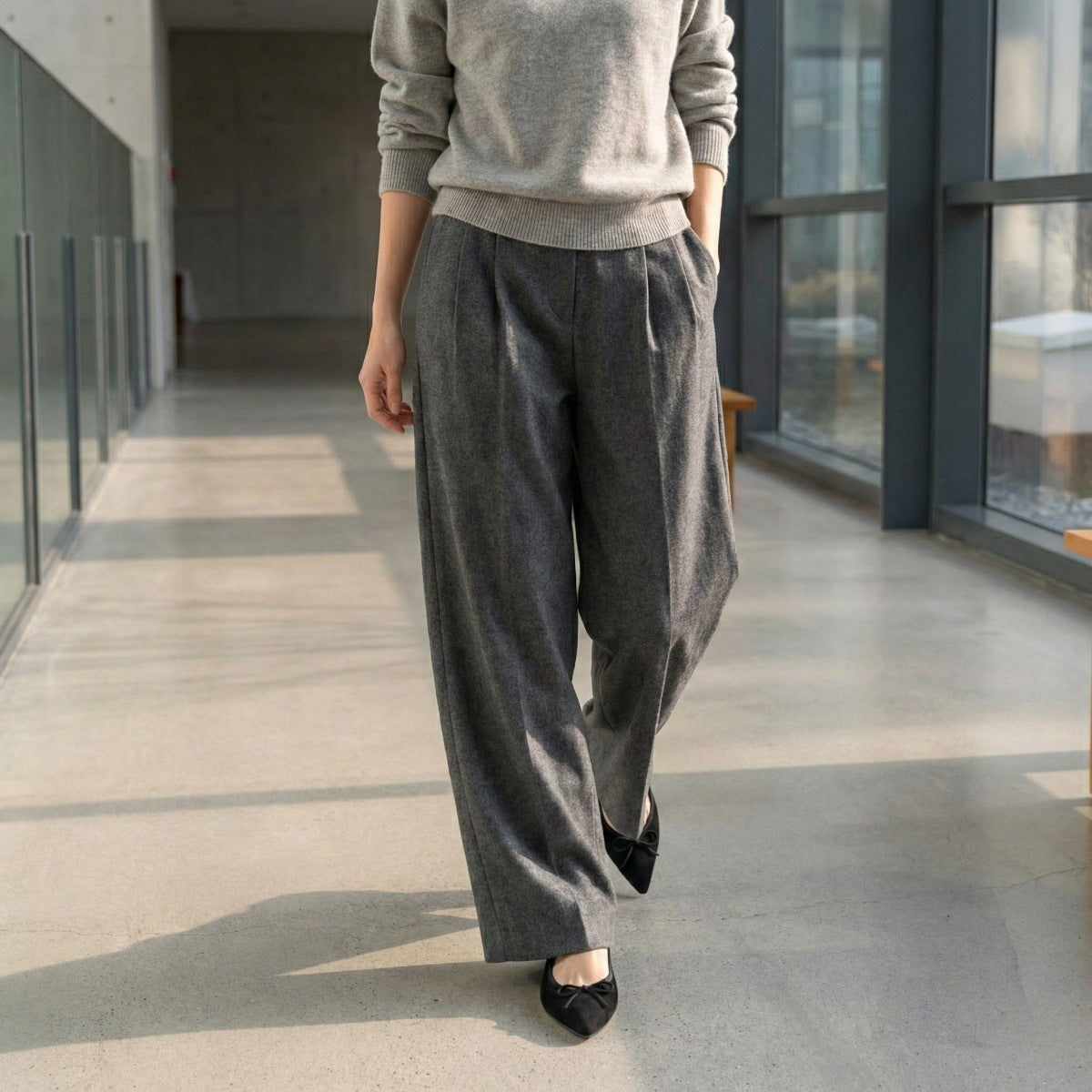 Mathilde -Waterproof Suede Black ウォータープルーフスエード ブラック kurun クルン kuruntokyo 入学式 卒業式 クルントウキョウ 疲れない 痛くない madeinjapan 日本製 本革 バレエシューズ フラットシューズ パンプス kurunTOKYO mdmバレエシューズwaterproof レインシューズ 小さいサイズ 大きいサイズ 26cm 21.5cm 26cm 25.5cm 25cm 22cm