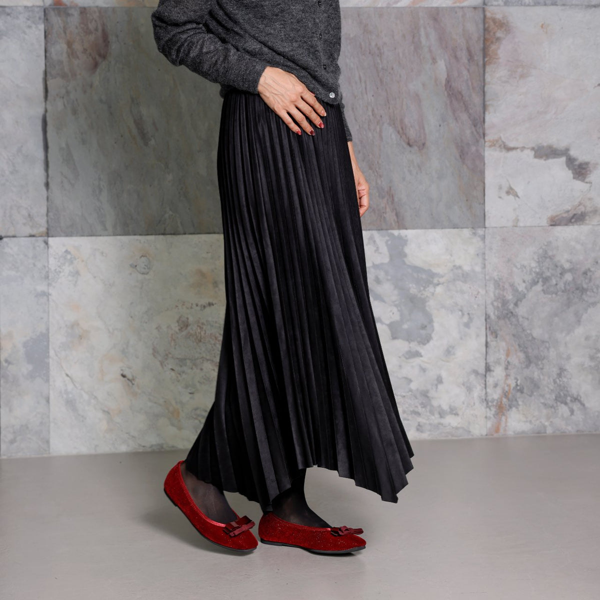 Giselle -Lame velour cloth Bordeaux ラメベロアクロス ボルドー kurun クルン kuruntokyo 入学式 卒業式 クルントウキョウ 疲れない 痛くない madeinjapan 日本製 本革 バレエシューズ フラットシューズ パンプス kurunTOKYO mdmバレエシューズwaterproof レインシューズ 小さいサイズ 大きいサイズ 26cm 21.5cm 26cm 25.5cm 25cm 22cm