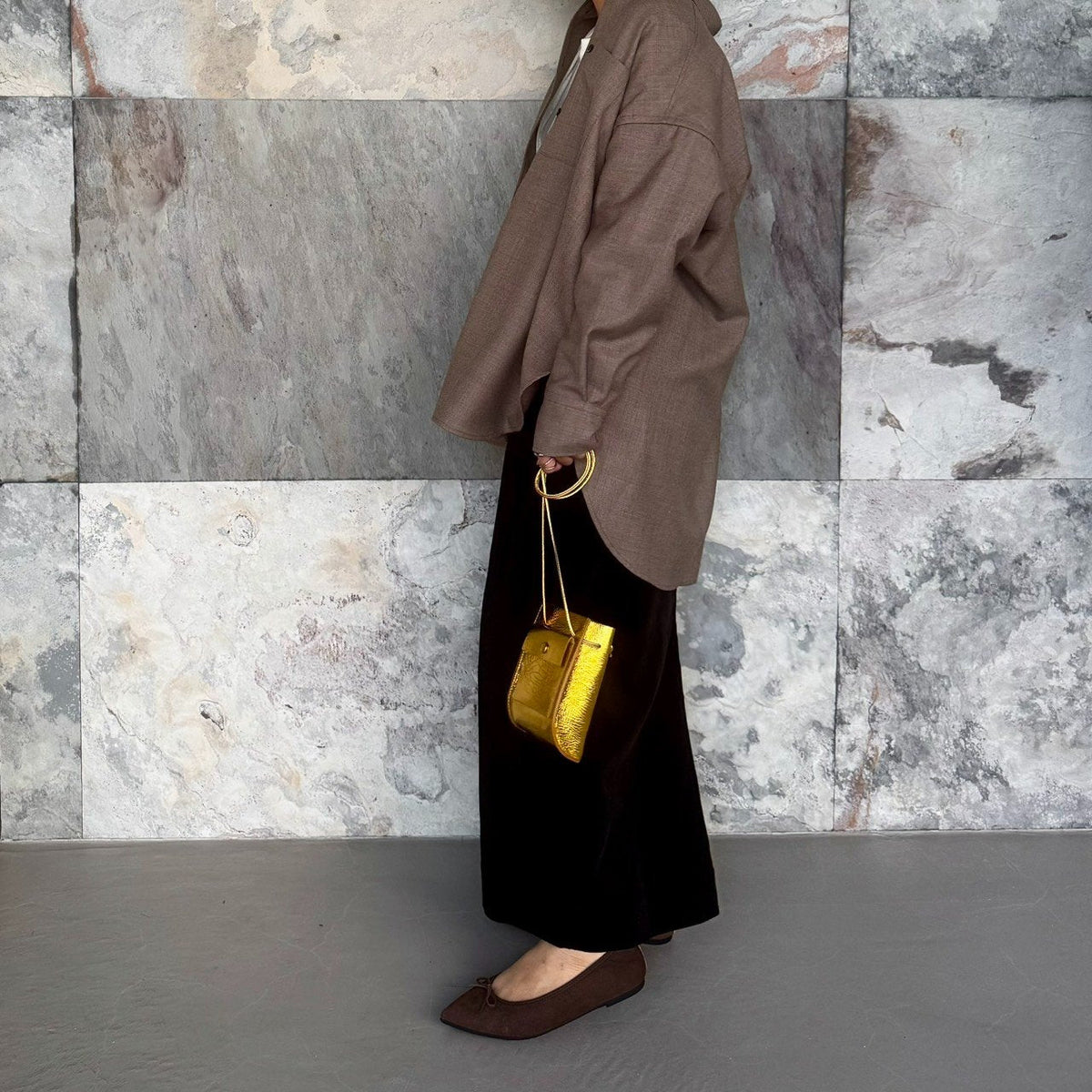 Mathilde -Waterproof Suede Darkbrown ウォータープルーフスエード ダークブラウン kurun クルン kuruntokyo 入学式 卒業式 クルントウキョウ 疲れない 痛くない madeinjapan 日本製 本革 バレエシューズ フラットシューズ パンプス kurunTOKYO mdmバレエシューズwaterproof レインシューズ 小さいサイズ 大きいサイズ 26cm 21.5cm 26cm 25.5cm 25cm 22cm