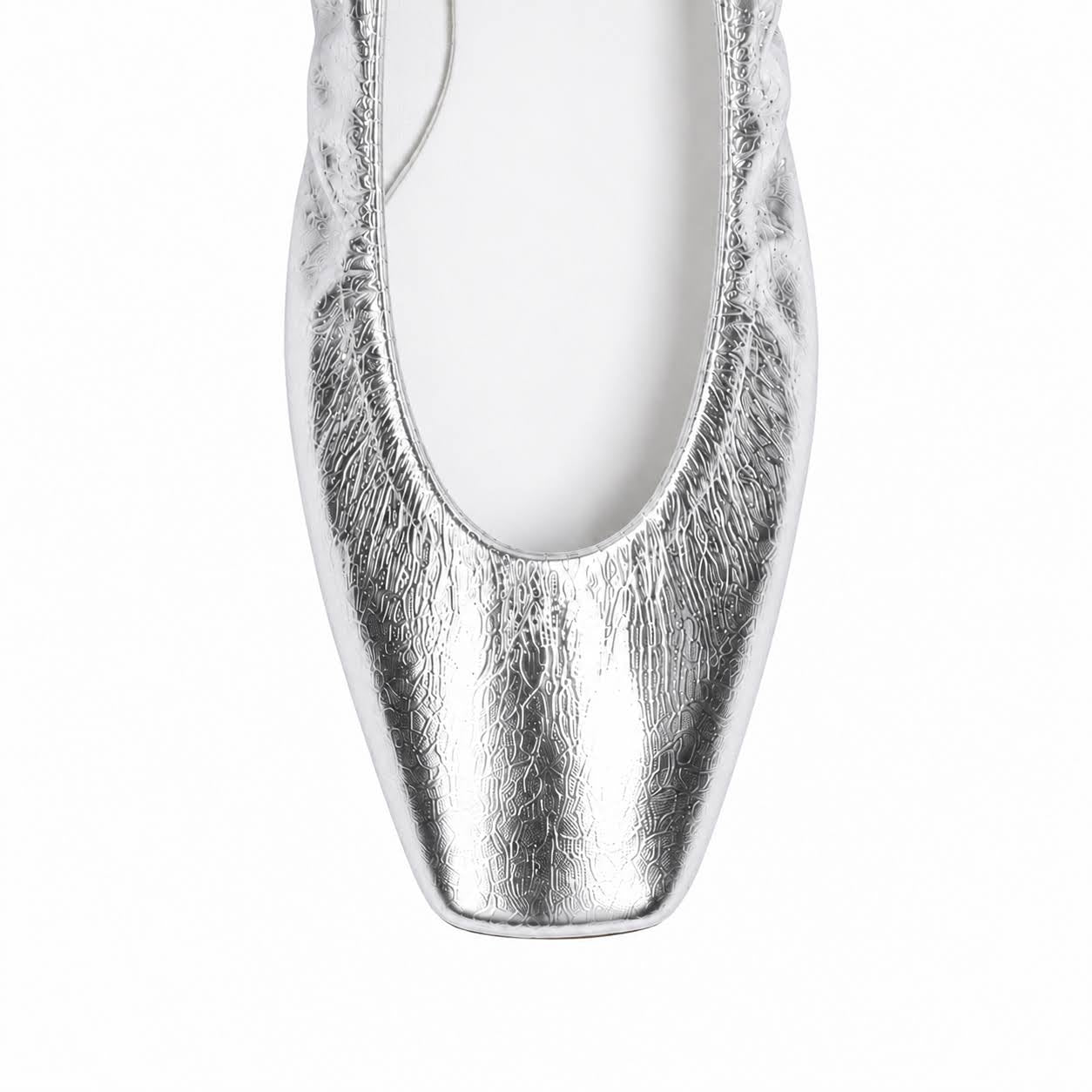 [7/8(wed)20:00～販売開始]Flavie -Soft mirror Silver ソフトミラー シルバー kurun クルン kuruntokyo 入学式 卒業式 クルントウキョウ 疲れない 痛くない madeinjapan 日本製 本革 バレエシューズ フラットシューズ パンプス kurunTOKYO mdmバレエシューズwaterproof レインシューズ 小さいサイズ 大きいサイズ 26cm 21.5cm 26cm 25.5cm 25cm 22cm