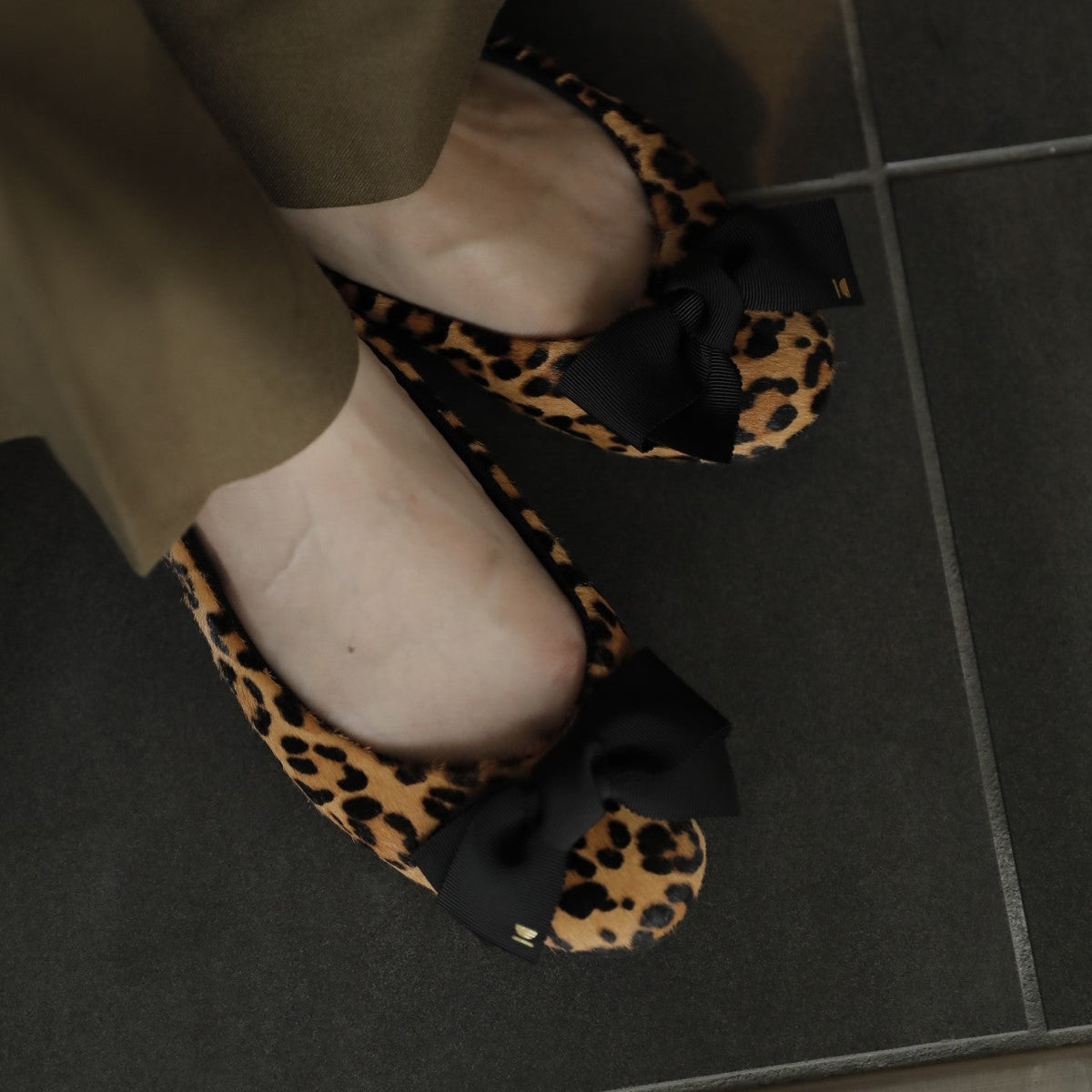 Coletto -Haircalf Leopard print Camel brown ヘアカーフ レオパードプリント キャメルブラウン kurun クルン kuruntokyo 入学式 卒業式 クルントウキョウ 疲れない 痛くない madeinjapan 日本製 本革 バレエシューズ フラットシューズ パンプス kurunTOKYO mdmバレエシューズwaterproof レインシューズ 小さいサイズ 大きいサイズ 26cm 21.5cm 26cm 25.5cm 25cm 22cm