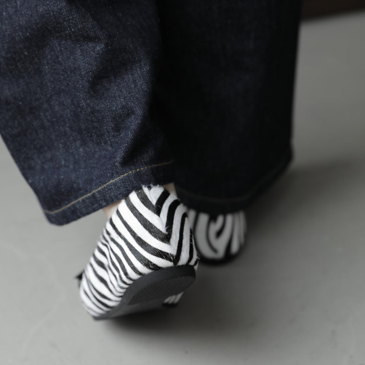 Coletto -Haircalf Zebra print White black ヘアカーフゼブラプリント ホワイトブラック kurun クルン kuruntokyo 入学式 卒業式 クルントウキョウ 疲れない 痛くない madeinjapan 日本製 本革 バレエシューズ フラットシューズ パンプス kurunTOKYO mdmバレエシューズwaterproof レインシューズ 小さいサイズ 大きいサイズ 26cm 21.5cm 26cm 25.5cm 25cm 22cm