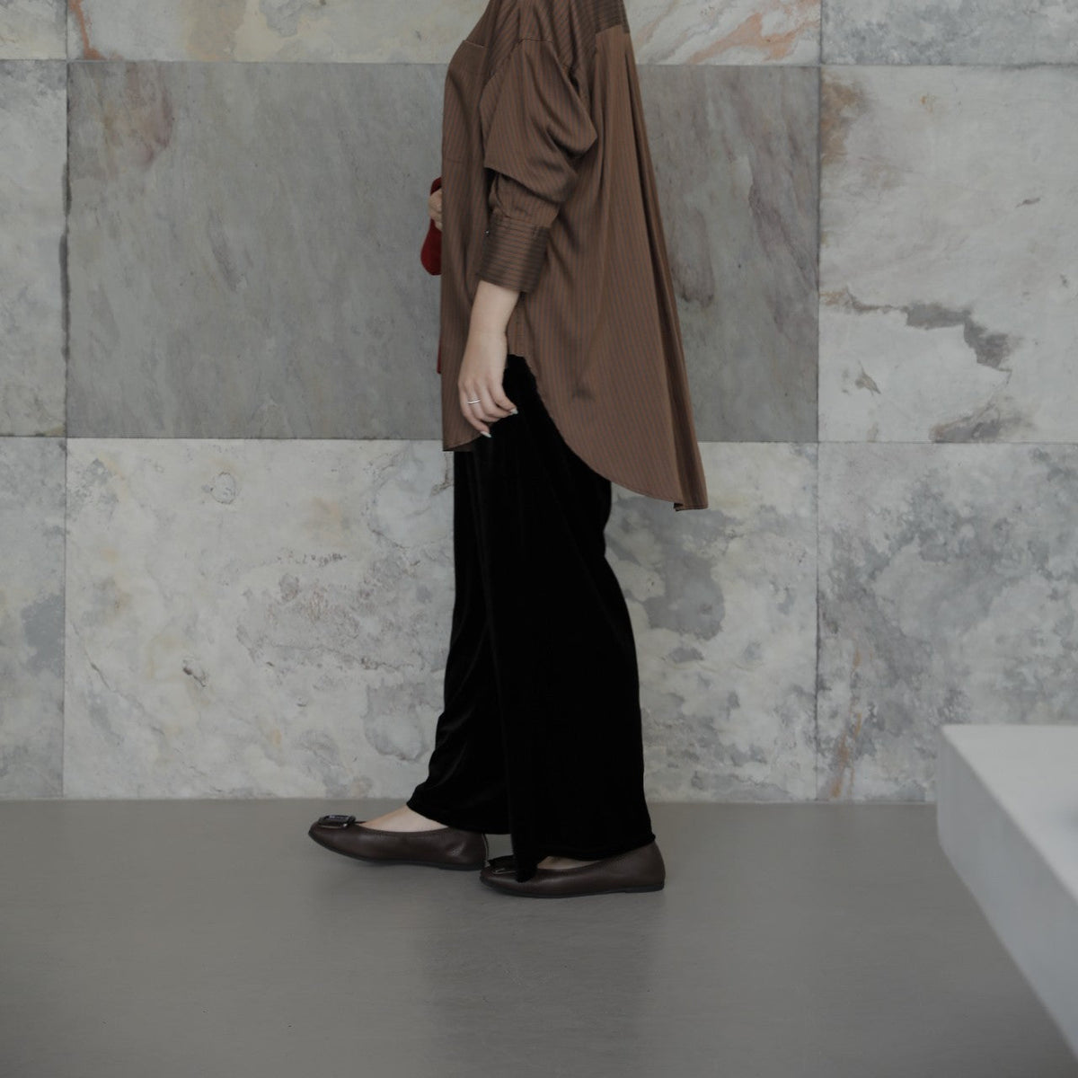 [9/16(wed)20:00～販売開始]Giselle -Waterproof Soft Shrink Buckle Dark brown ウォータープルーフ ソフトシュリンク バックル ダークブラウン kurun クルン kuruntokyo 入学式 卒業式 クルントウキョウ 疲れない 痛くない madeinjapan 日本製 本革 バレエシューズ フラットシューズ パンプス kurunTOKYO mdmバレエシューズwaterproof レインシューズ 小さいサイズ 大きいサイズ 26cm 21.5cm 26cm 25.5cm 25cm 22cm