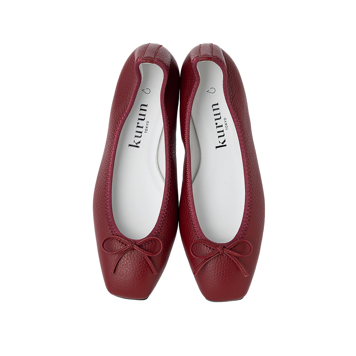 [9/3(wed)20:00～販売開始]Giselle -Waterproof Soft Shrink Bordeaux ウォータープルーフ ソフトシュリンク ボルドー kurun クルン kuruntokyo 入学式 卒業式 クルントウキョウ 疲れない 痛くない madeinjapan 日本製 本革 バレエシューズ フラットシューズ パンプス kurunTOKYO mdmバレエシューズwaterproof レインシューズ 小さいサイズ 大きいサイズ 26cm 21.5cm 26cm 25.5cm 25cm 22cm