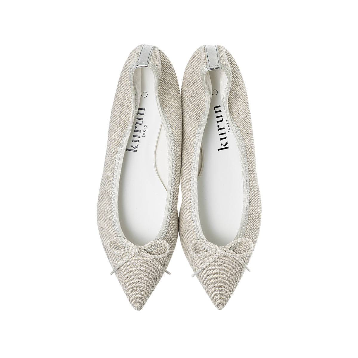 [NEW]Mathilde -Waterproof Linen lame cloth R Silver ウォータープルーフ リネンラメクロス ...
